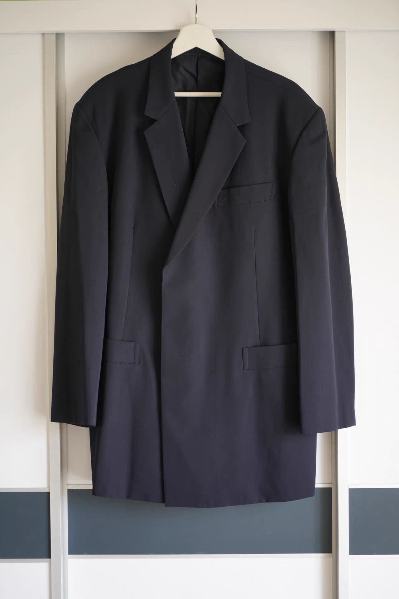 Yohji Yamamoto Black Double-Breasted Blazer - Size S Size US S / EU 44-46 / 1 - 2 Thumbnail