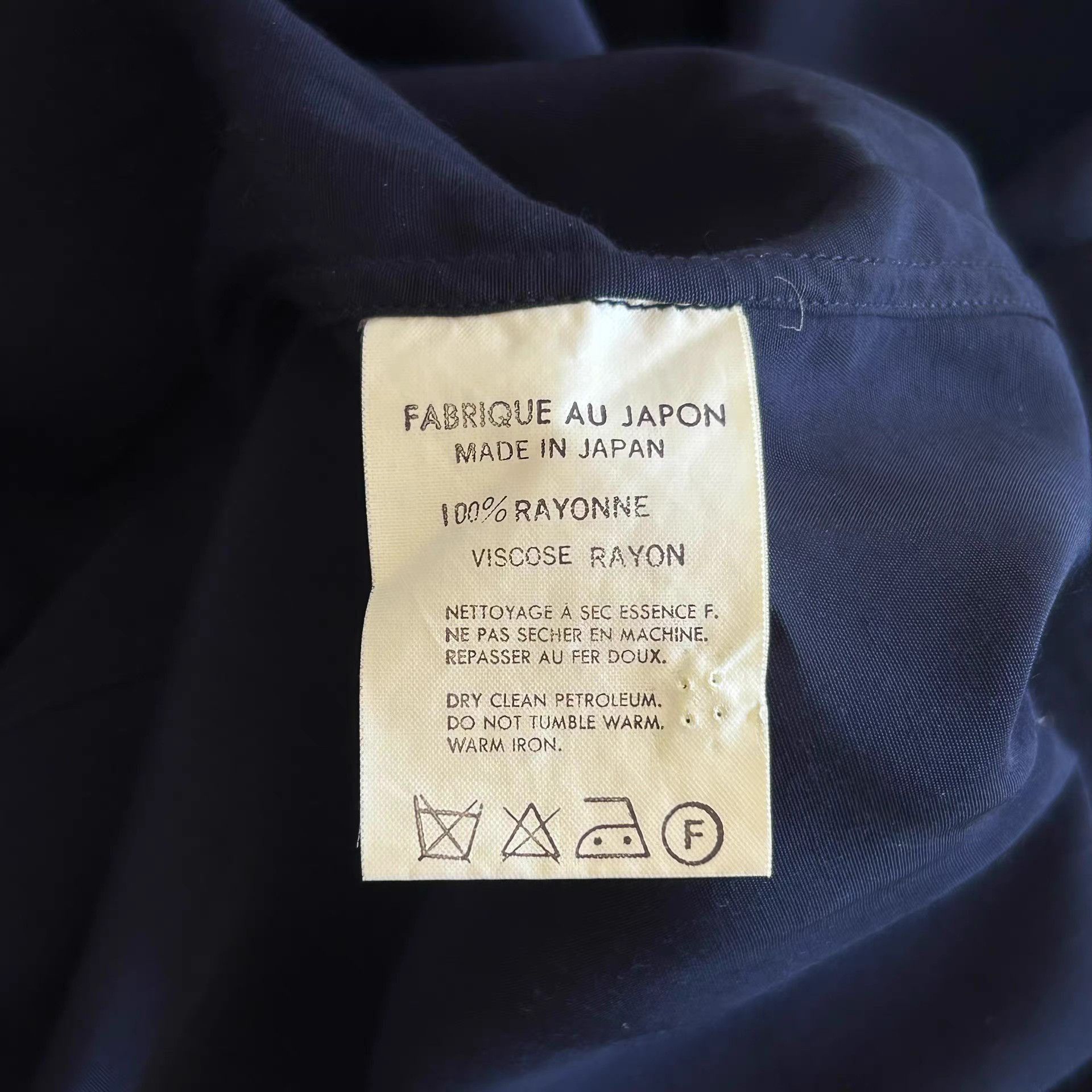 Yohji Yamamoto Blue Long Sleeve Shirt with Star Cutout Design Size US L / EU 52-54 / 3 - 6 Thumbnail