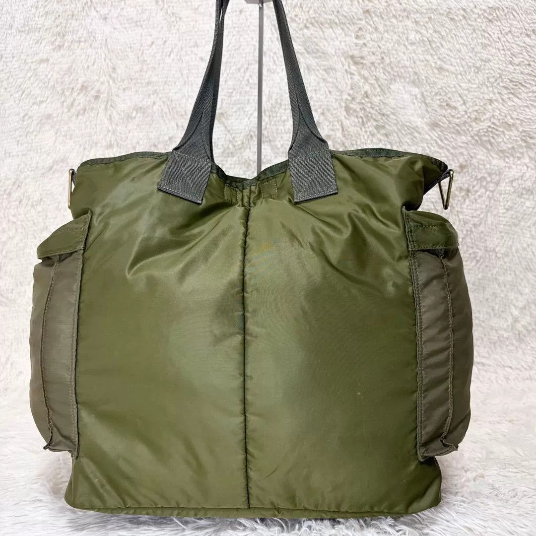 Porter PORTER FORCE Olive Green 2way Tote Bag Size ONE SIZE - 2 Thumbnail