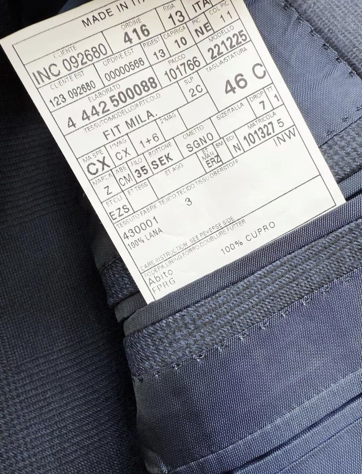 Ermenegildo Zegna Blue Formal Blazer Size S Size US S / EU 44-46 / 1 - 7 Thumbnail