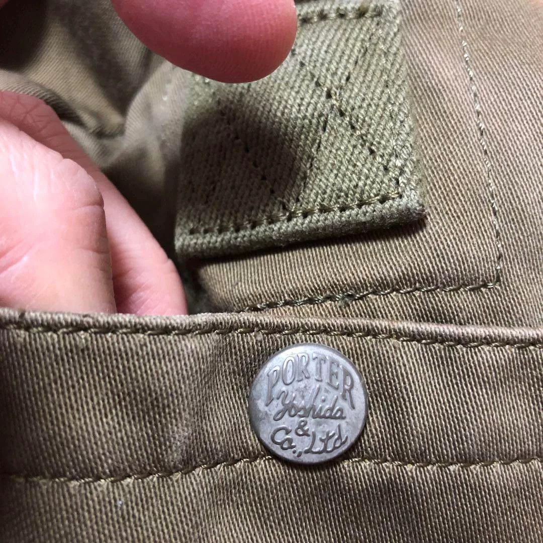 Porter Porter M65 Military Green Canvas 2way Bag Size ONE SIZE - 6 Thumbnail