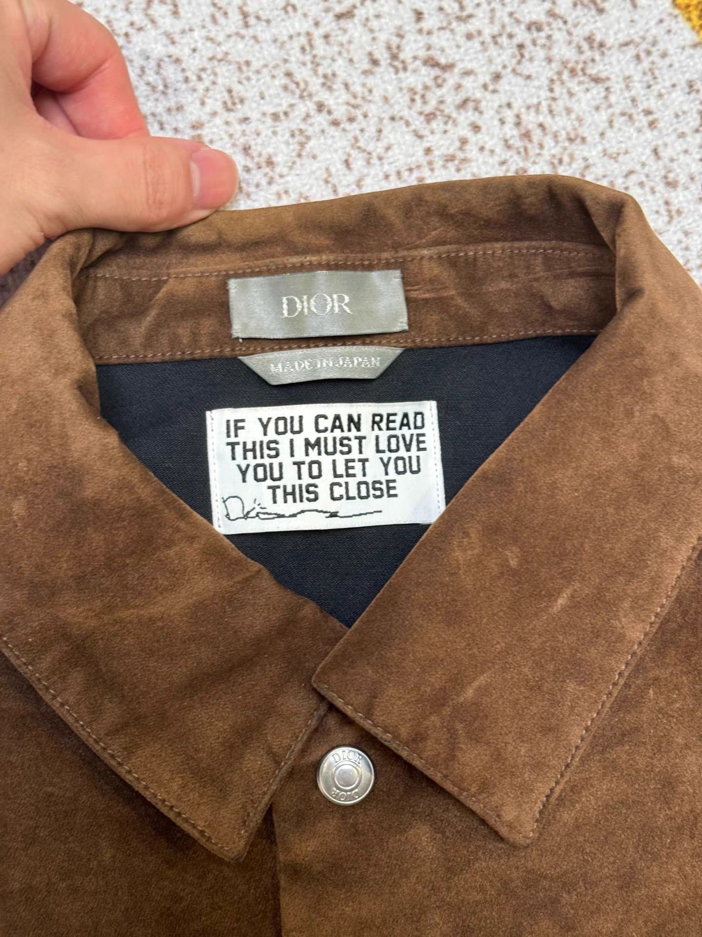 Dior Brown Long-Sleeve Button-Up Shirt Size US M / EU 48-50 / 2 - 5 Thumbnail