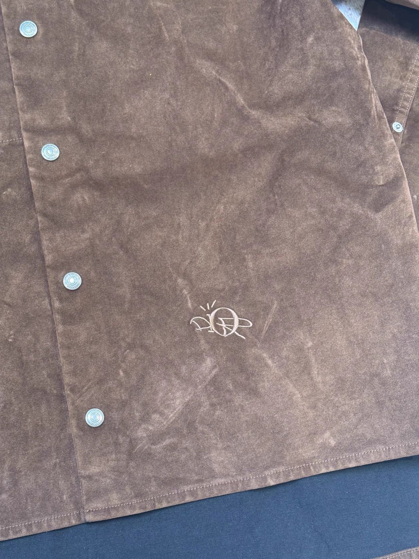 Dior Brown Long-Sleeve Button-Up Shirt Size US M / EU 48-50 / 2 - 8 Thumbnail