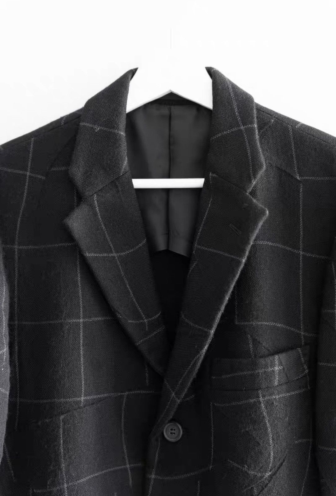 Issey Miyake Black Checkered Blazer - Size S Size US S / EU 44-46 / 1 - 3 Thumbnail