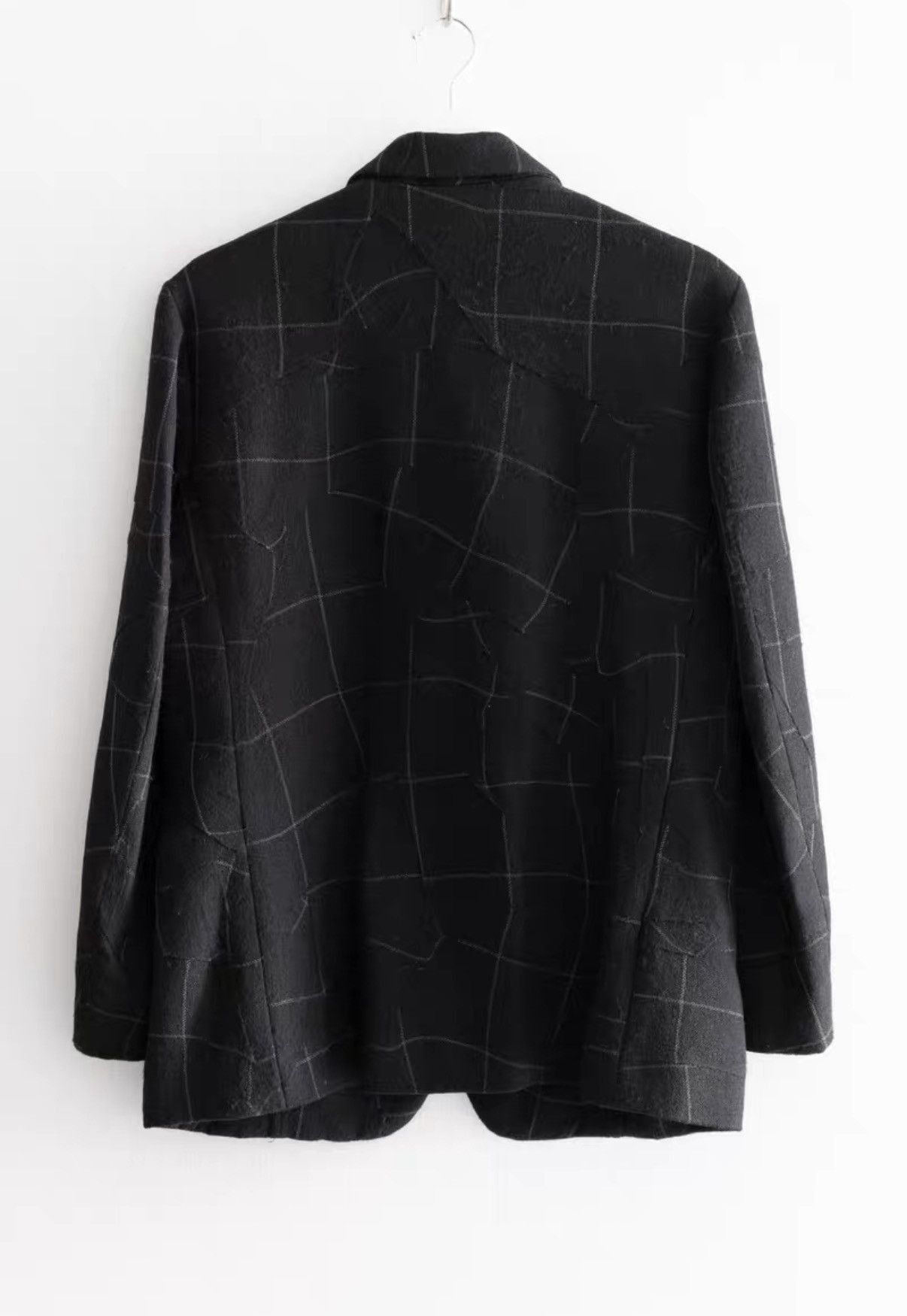 Issey Miyake Black Checkered Blazer - Size S Size US S / EU 44-46 / 1 - 2 Thumbnail