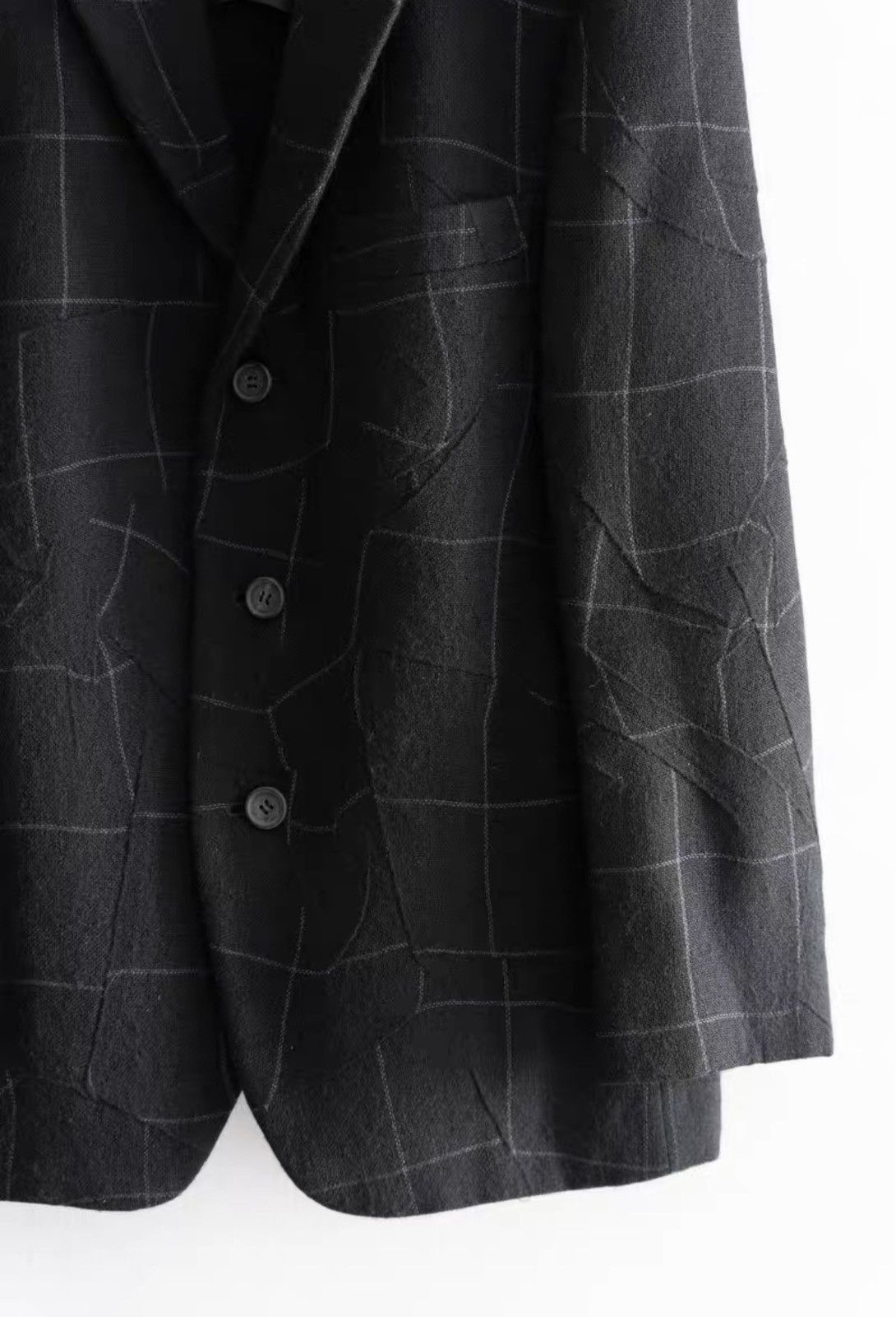 Issey Miyake Black Checkered Blazer - Size S Size US S / EU 44-46 / 1 - 4 Thumbnail
