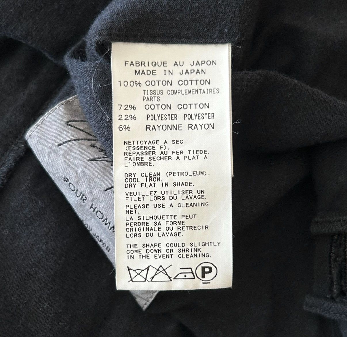 Yohji Yamamoto Black Button-Front Long Sleeve Jacket Size US M / EU 48-50 / 2 - 7 Thumbnail