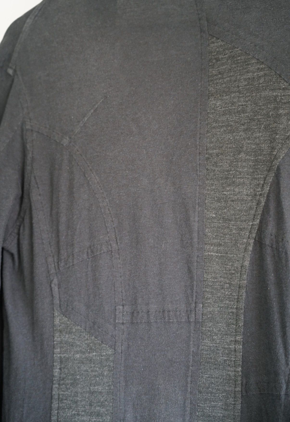 Yohji Yamamoto Black Button-Front Long Sleeve Jacket Size US M / EU 48-50 / 2 - 5 Thumbnail
