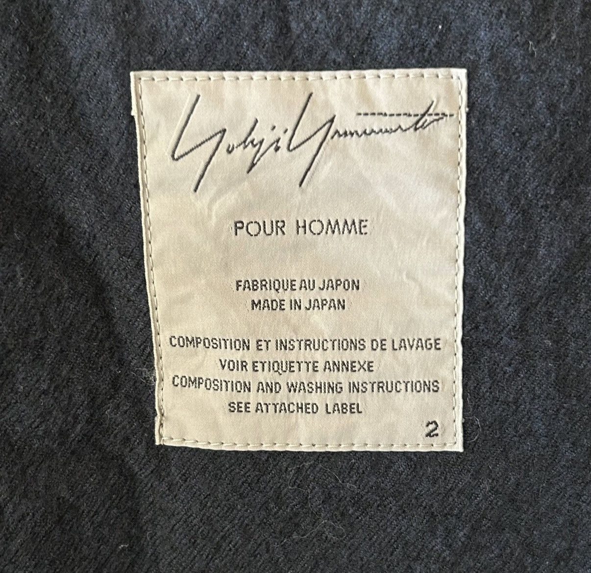 Yohji Yamamoto Black Blazer - Size M Size US M / EU 48-50 / 2 - 3 Thumbnail