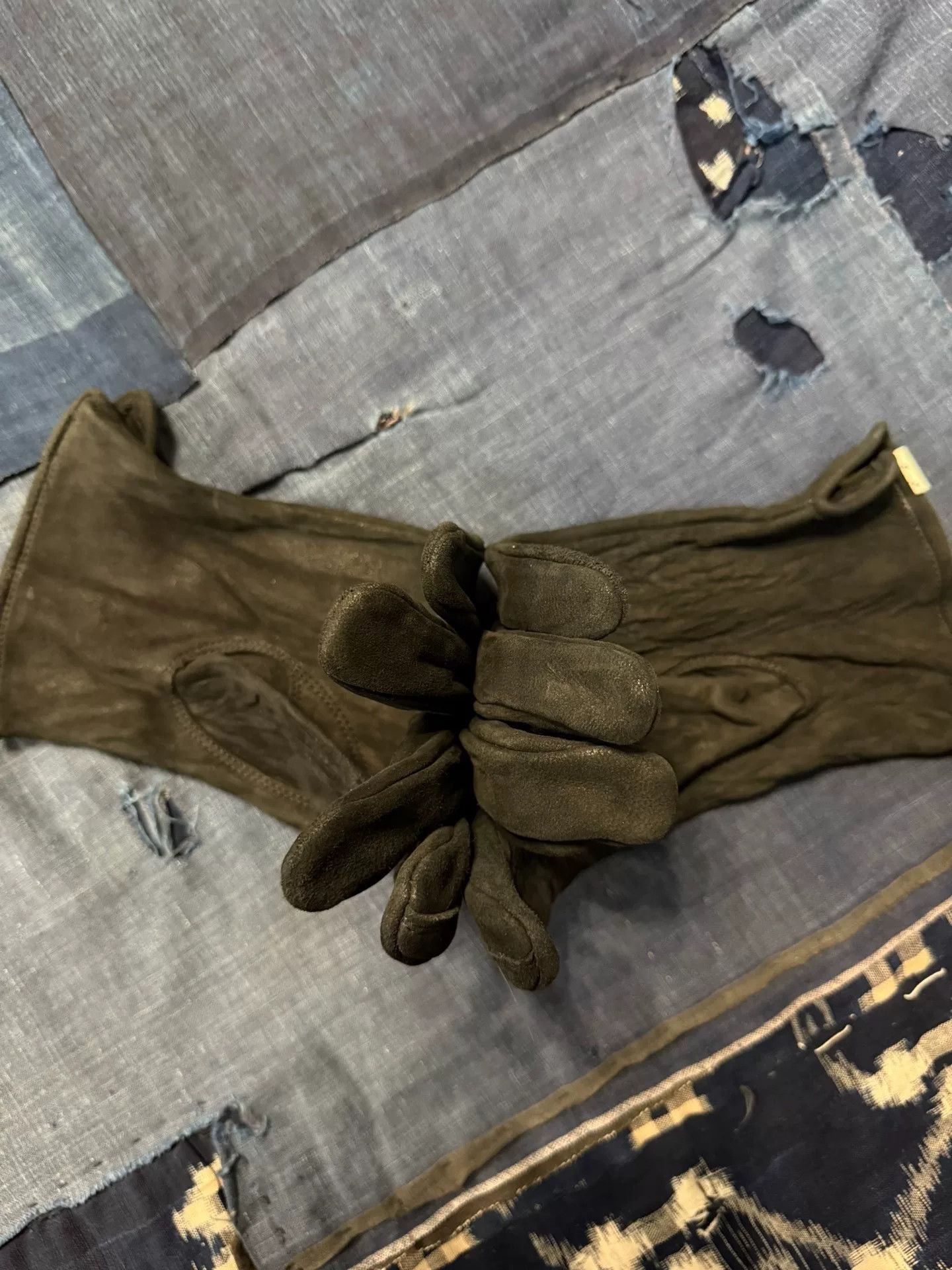 Visvim VISVIM 23AW Suede Leather Gloves Size ONE SIZE - 8 Thumbnail