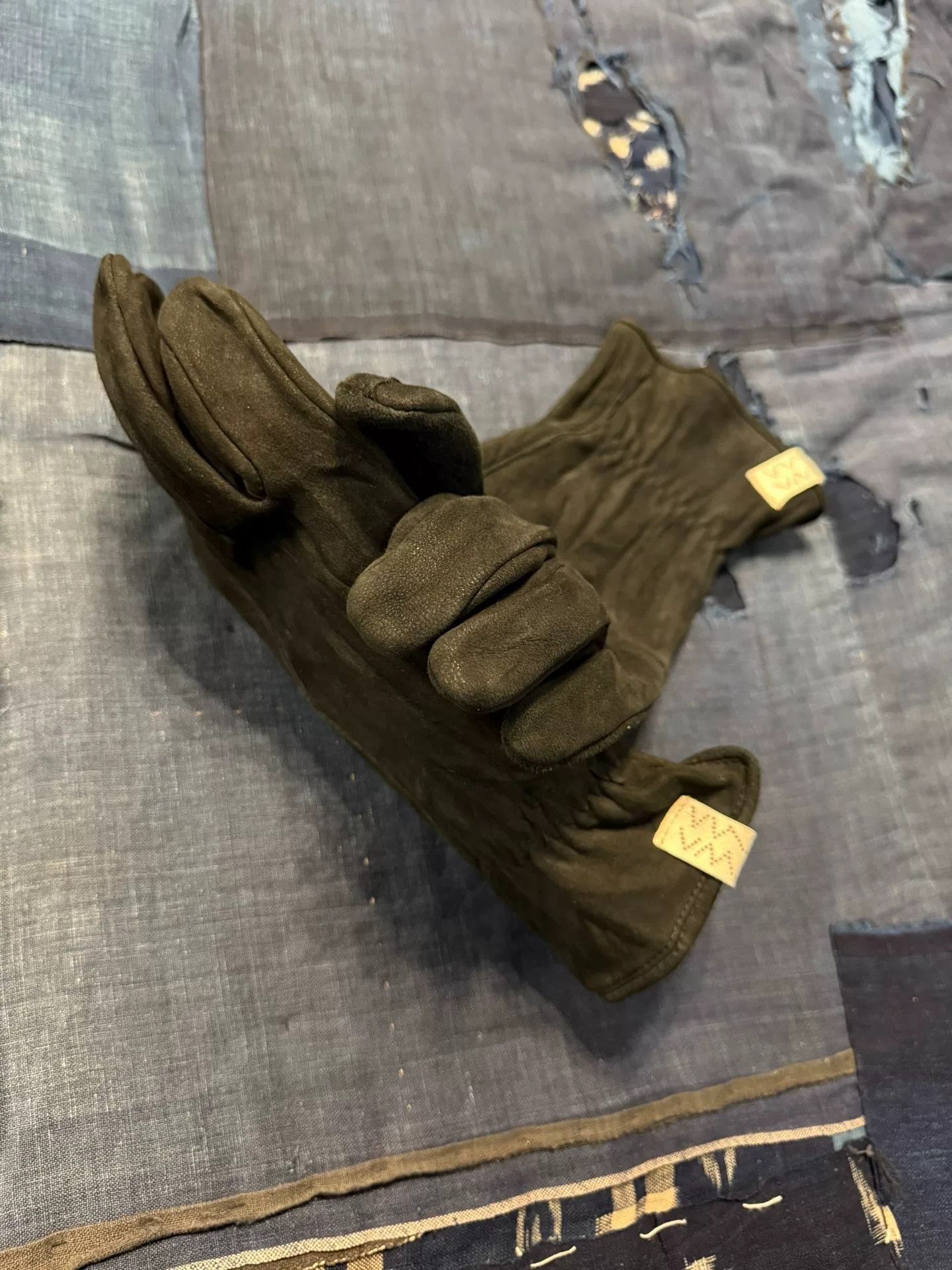 Visvim VISVIM 23AW Suede Leather Gloves Size ONE SIZE - 4 Thumbnail