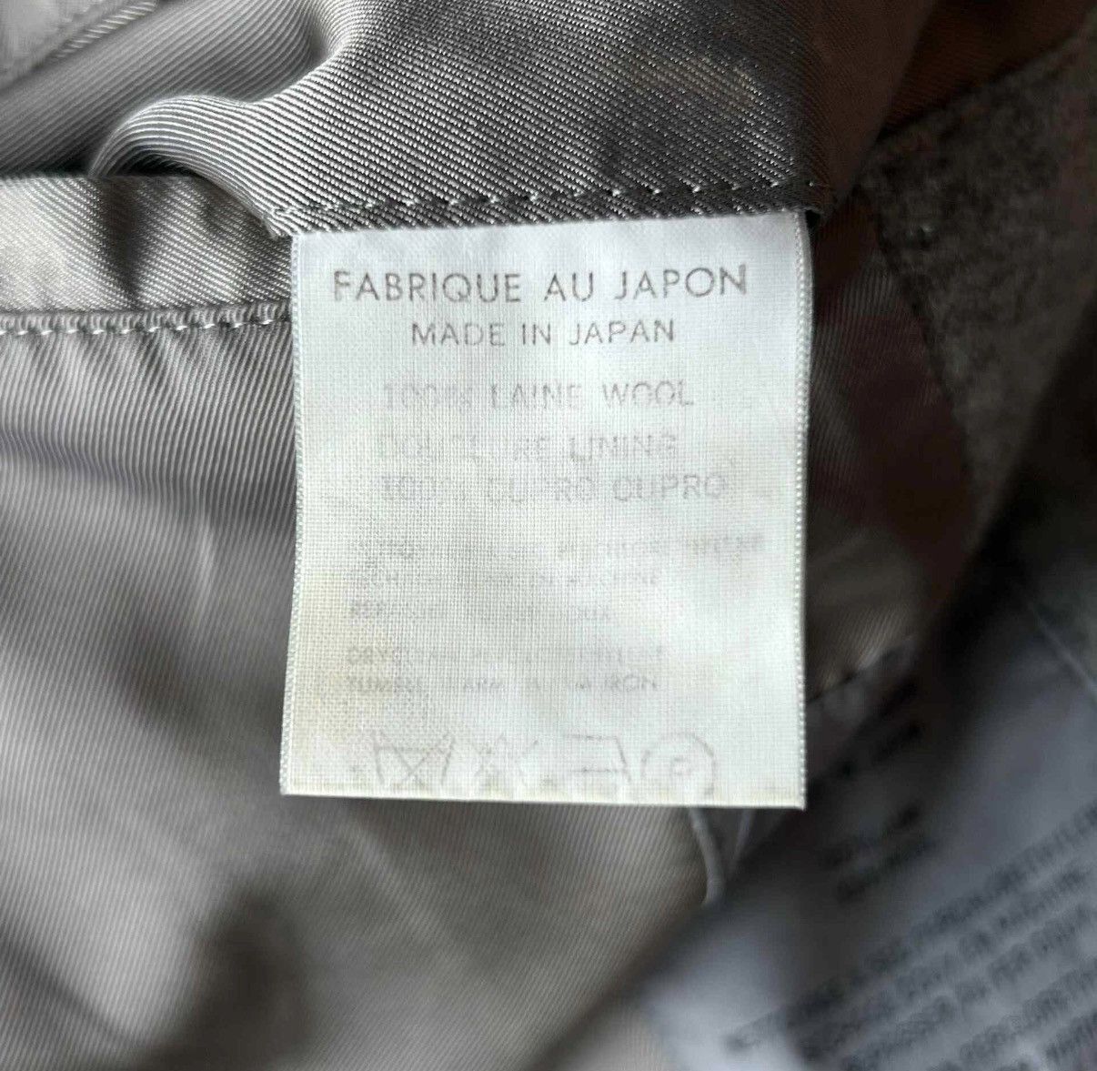 Yohji Yamamoto Color Block Gray Button Front Light Jacket Size US S / EU 44-46 / 1 - 5 Thumbnail