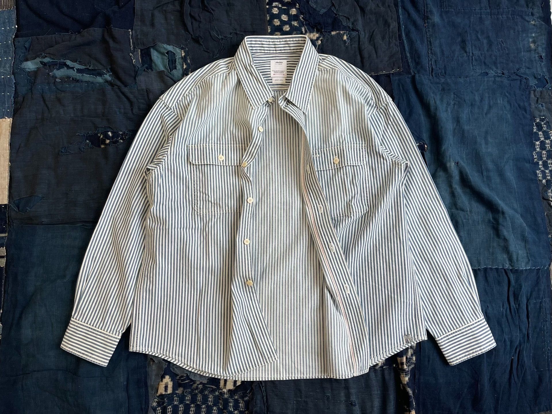 Visvim visvim 24AW Langer Hickory Striped Shirt Size US M / EU 48-50 / 2 - 2 Thumbnail