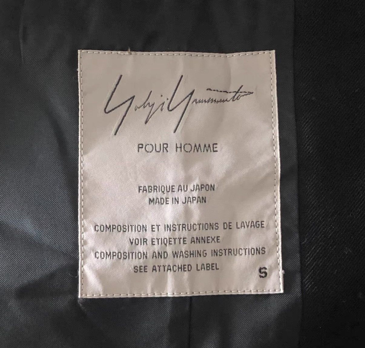 Yohji Yamamoto Black Single-Breasted Blazer - Size S Size US S / EU 44-46 / 1 - 3 Thumbnail
