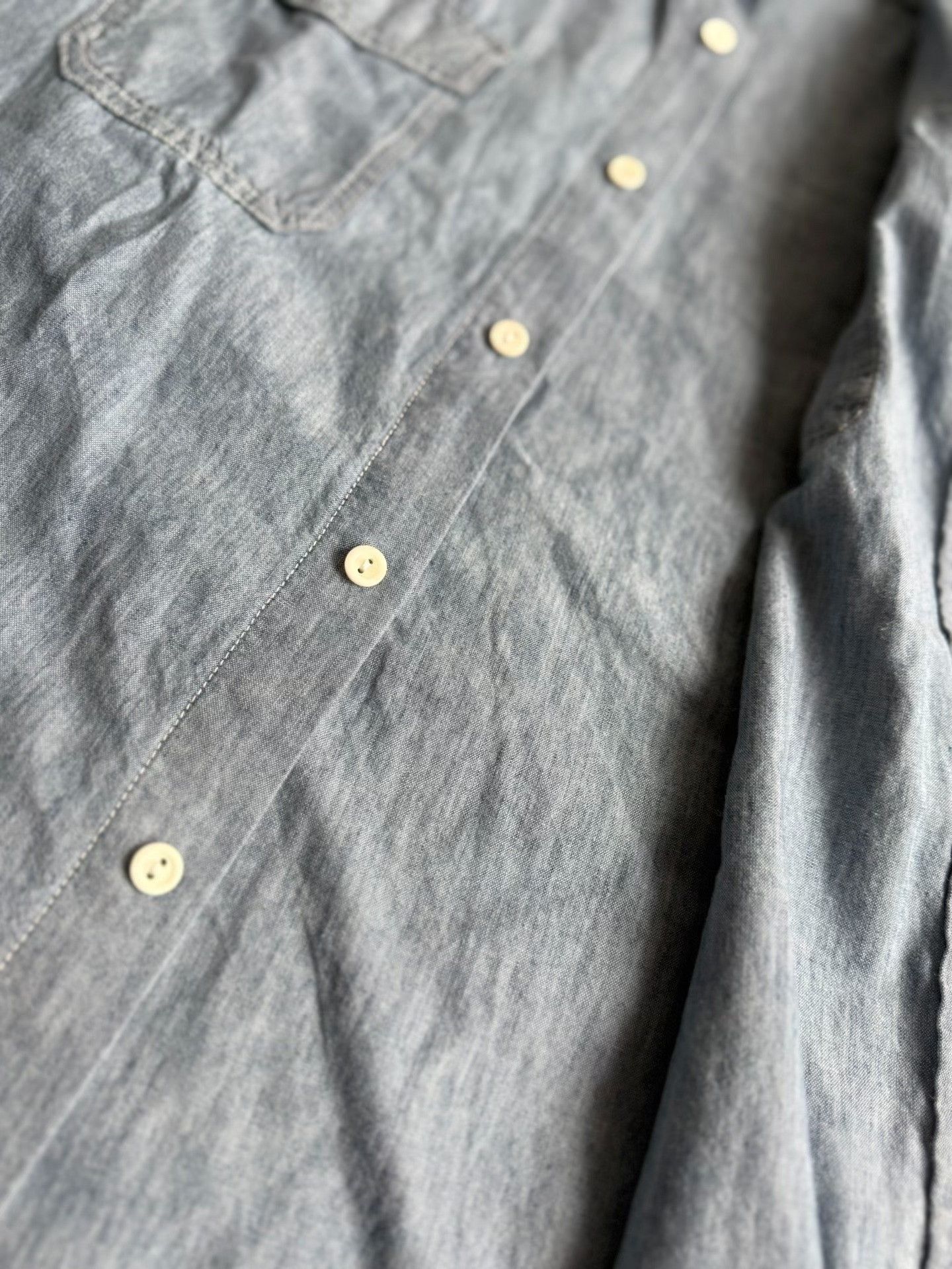 Visvim VISVIM 22SS Cut Off Chambray Meguro Limited Size US XL / EU 56 / 4 - 8 Thumbnail