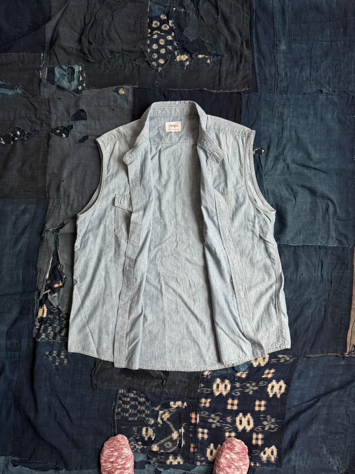 Visvim VISVIM 22SS Cut Off Chambray Meguro Limited Size US XL / EU 56 / 4 - 2 Thumbnail
