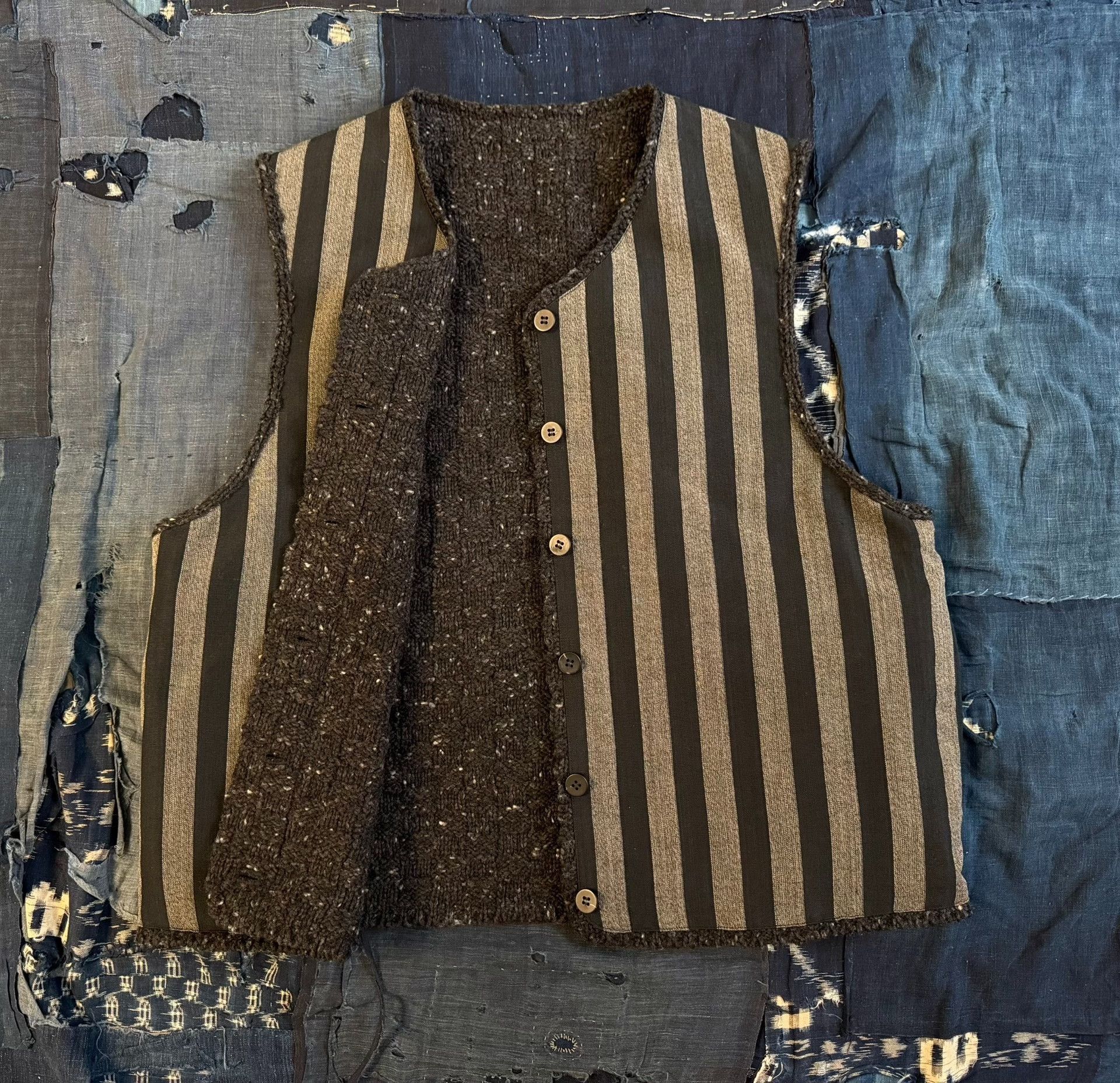 Visvim VISVIM 24AW Reversible Knit Vest Size US L / EU 52-54 / 3 - 5 Thumbnail