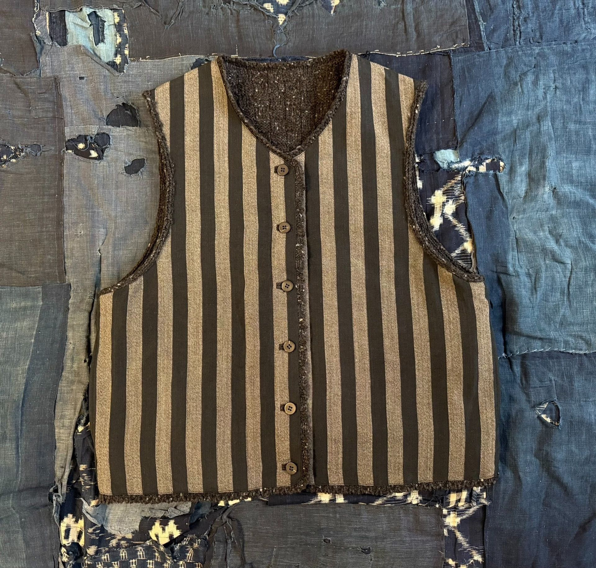 Visvim VISVIM 24AW Reversible Knit Vest Size US L / EU 52-54 / 3 - 4 Thumbnail