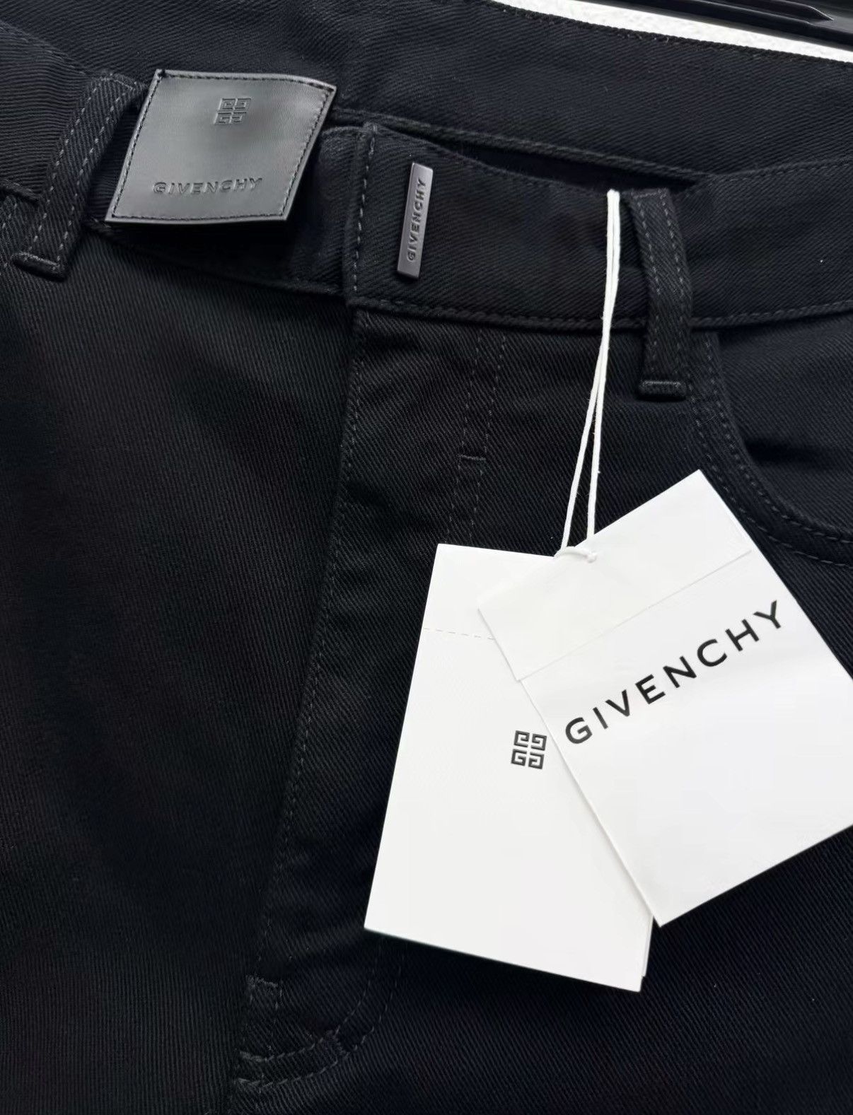Givenchy Black Slim Fit Denim Jeans Size 30 Size US 30 / EU 46 - 2 Thumbnail