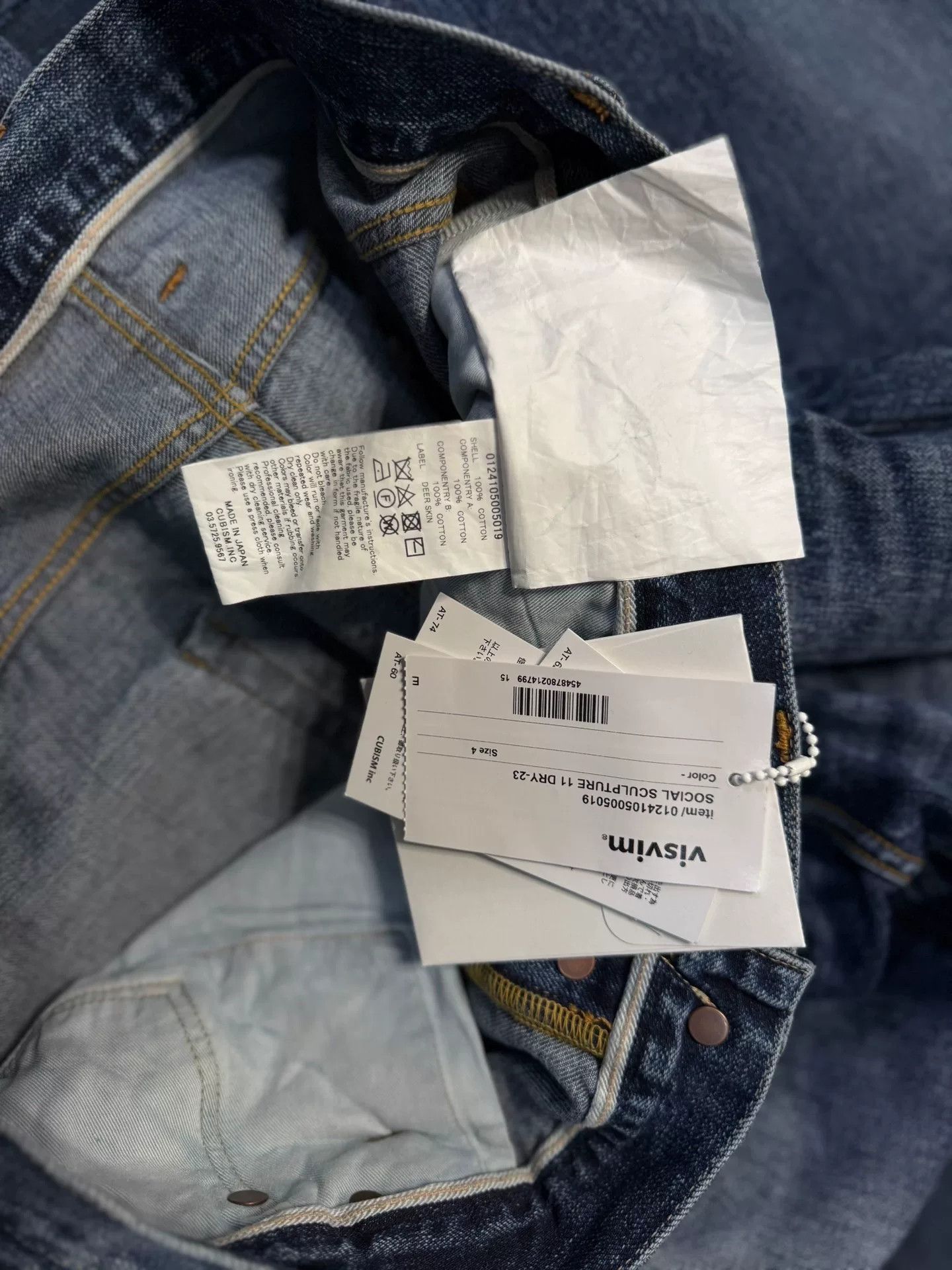 Visvim VISVIM 24SS SOCIAL SCULPTURE Washed Jeans Size US 28 / EU 44 - 9 Thumbnail