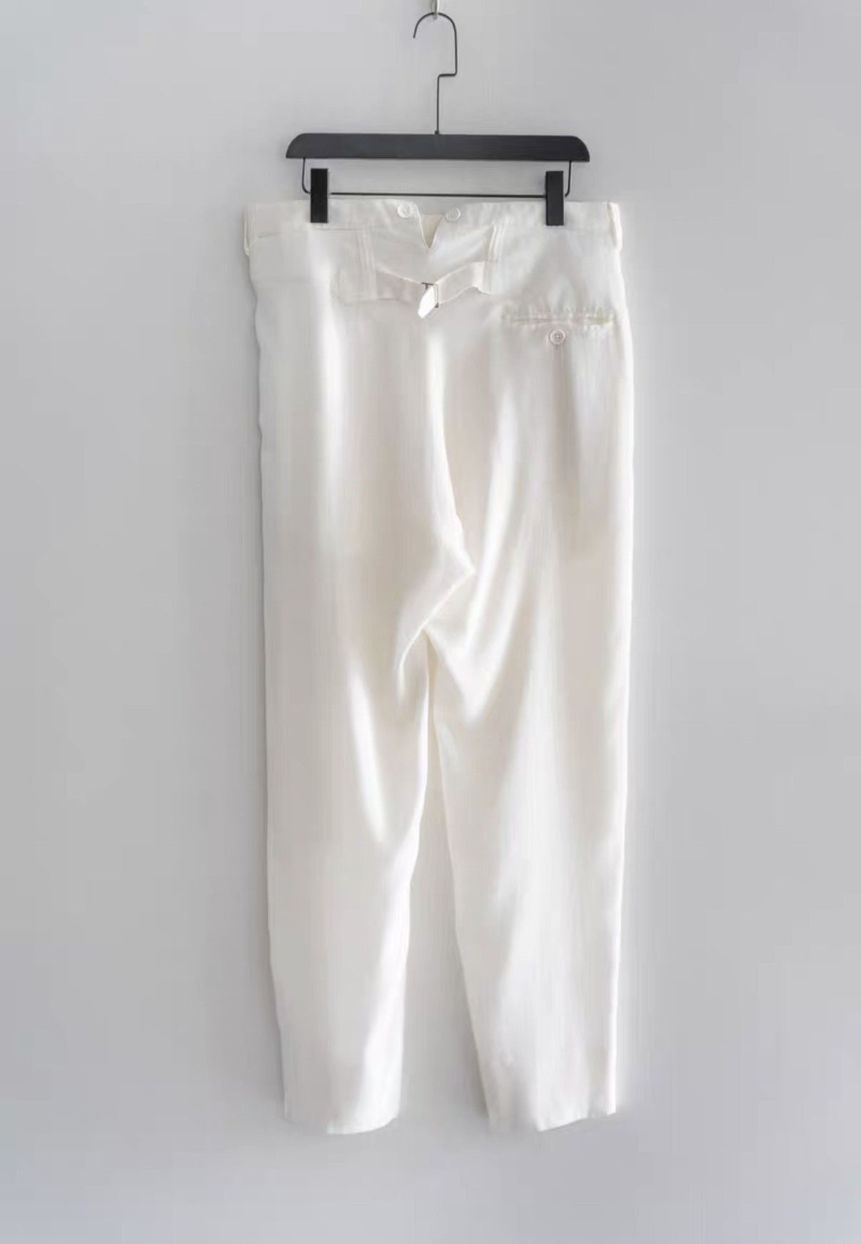 Yohji Yamamoto White Casual Pants Size 32 Size US 32 / EU 48 - 2 Thumbnail
