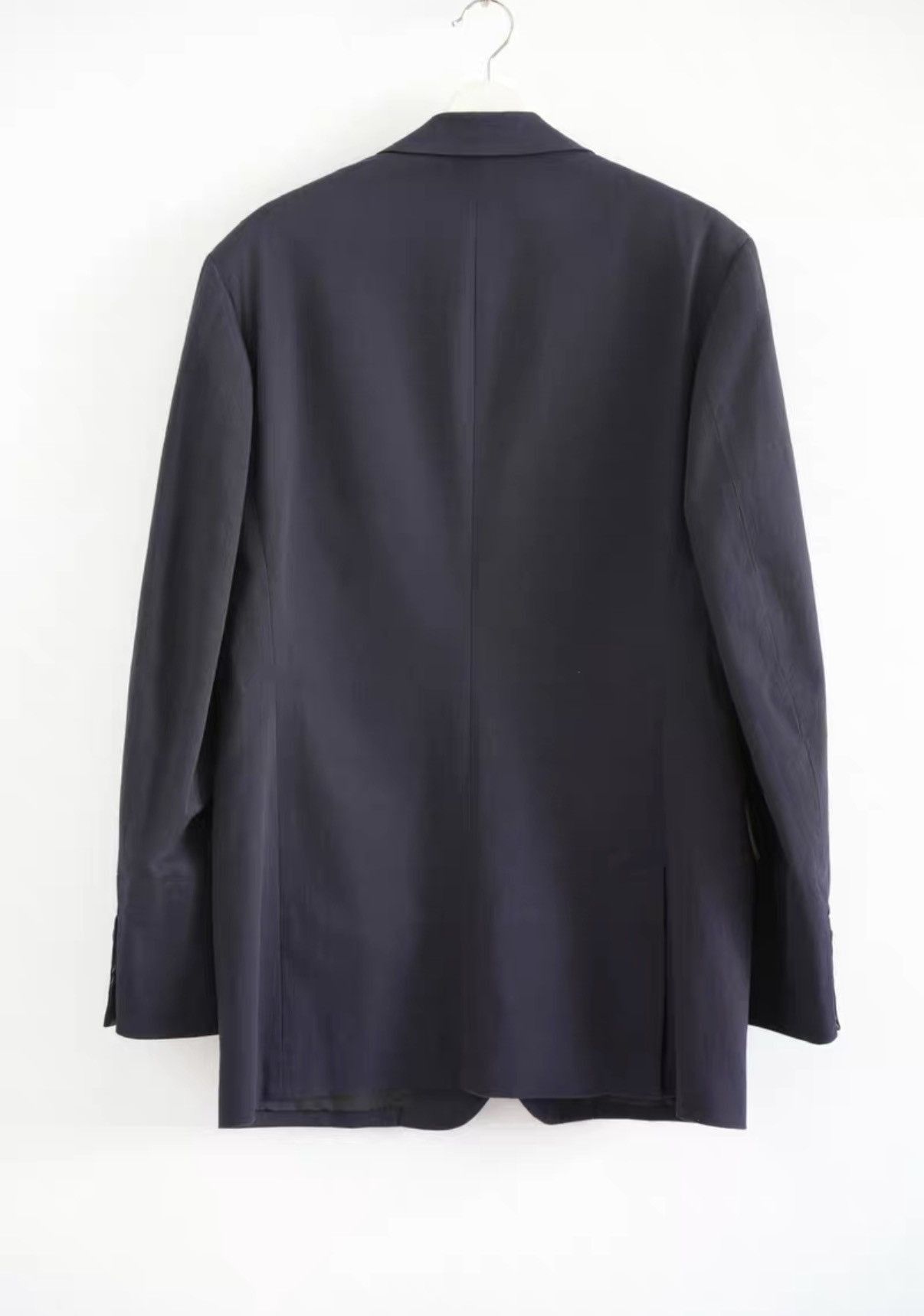 Yohji Yamamoto Black Double-Breasted Blazer Size US XL / EU 56 / 4 - 2 Thumbnail