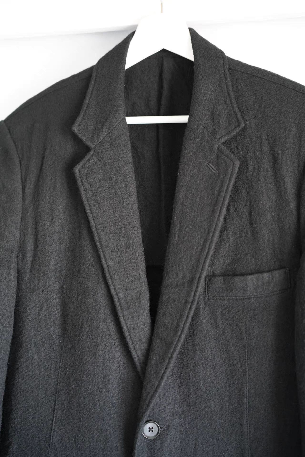Yohji Yamamoto Black Single-Breasted Blazer - Size L Size US L / EU 52-54 / 3 - 2 Thumbnail