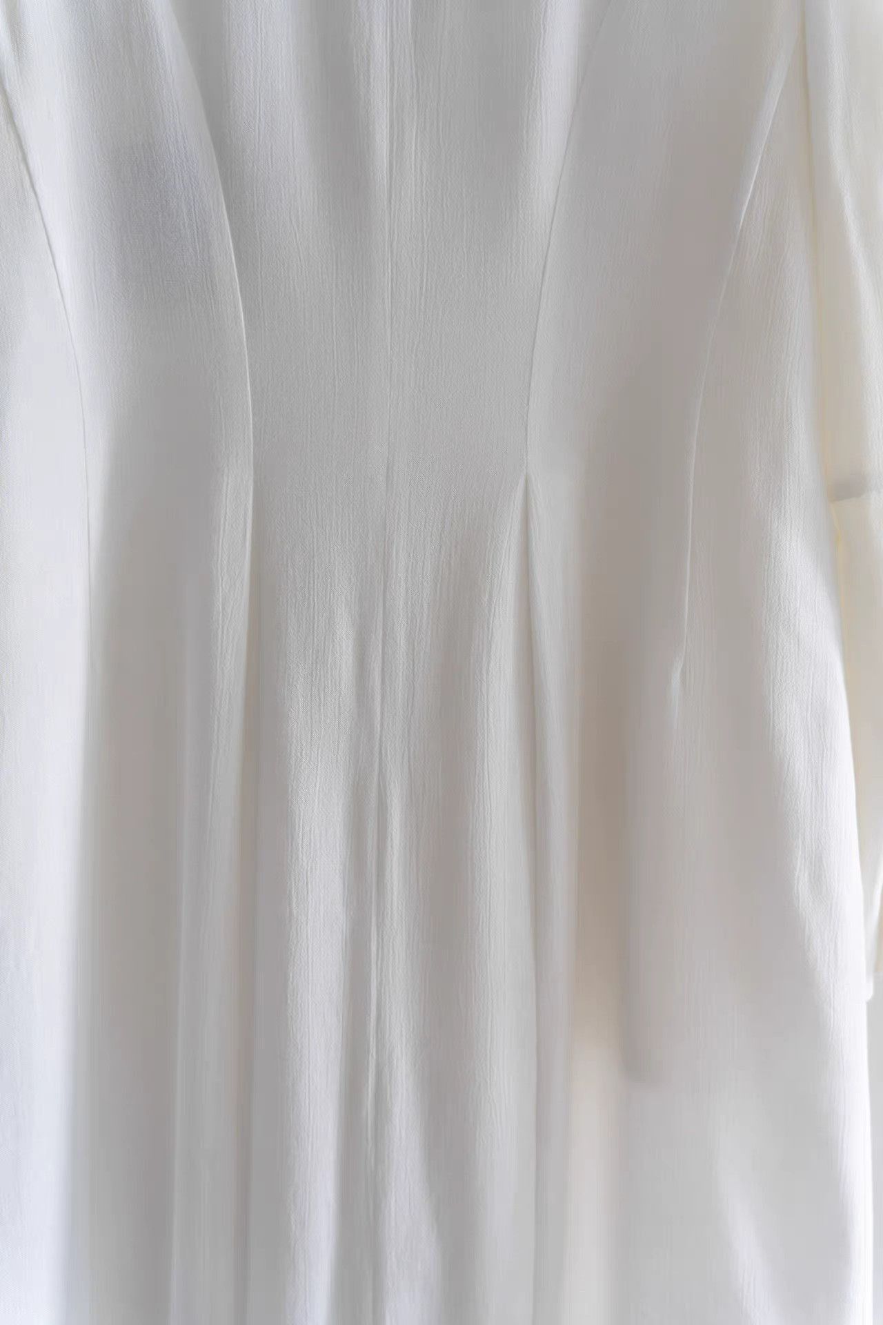 Yohji Yamamoto White Long-Sleeve Button-Front Light Jacket Size US M / EU 48-50 / 2 - 3 Thumbnail