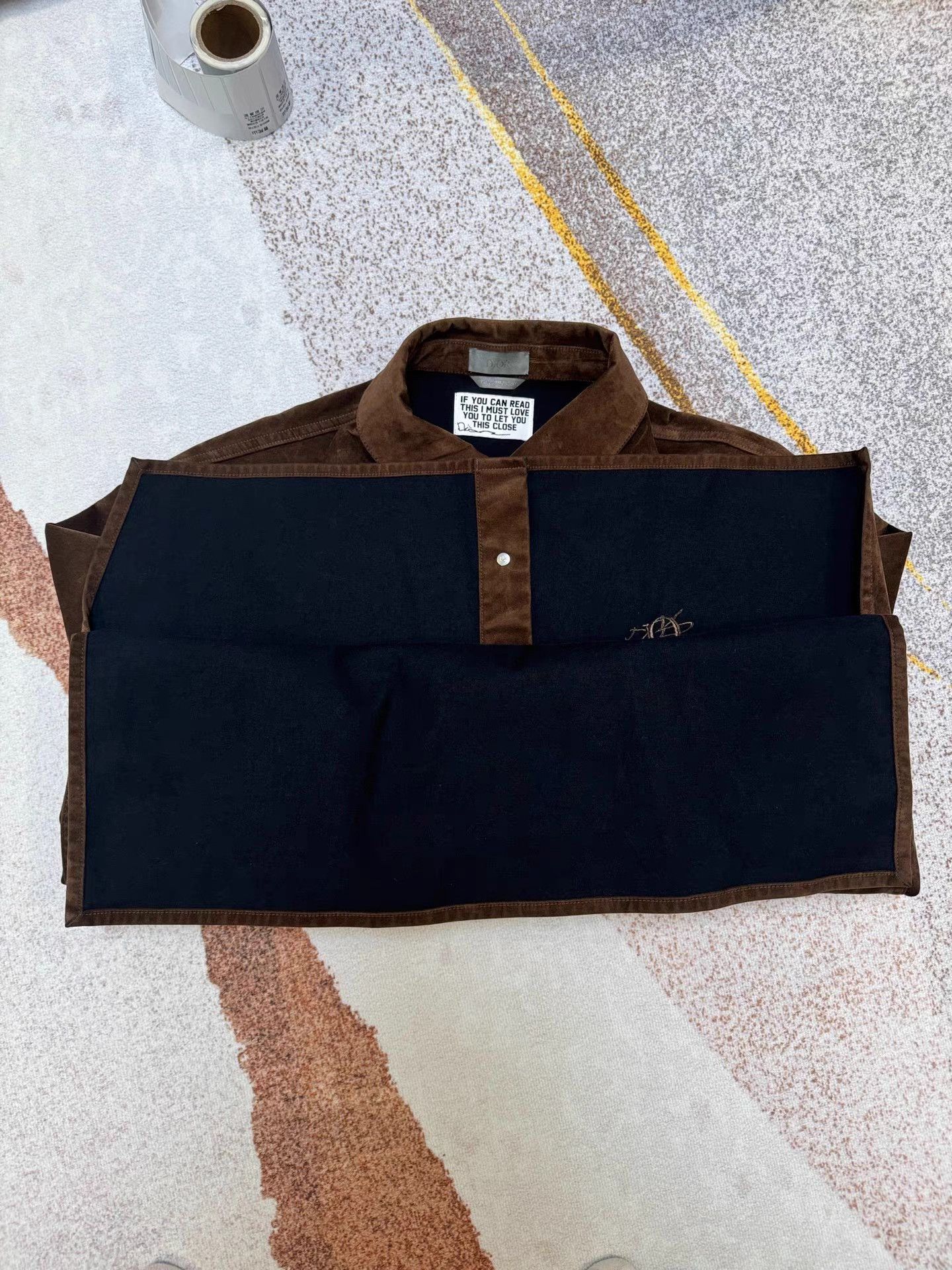 Dior Brown Long-Sleeve Button-Up Shirt M Size US M / EU 48-50 / 2 - 3 Thumbnail