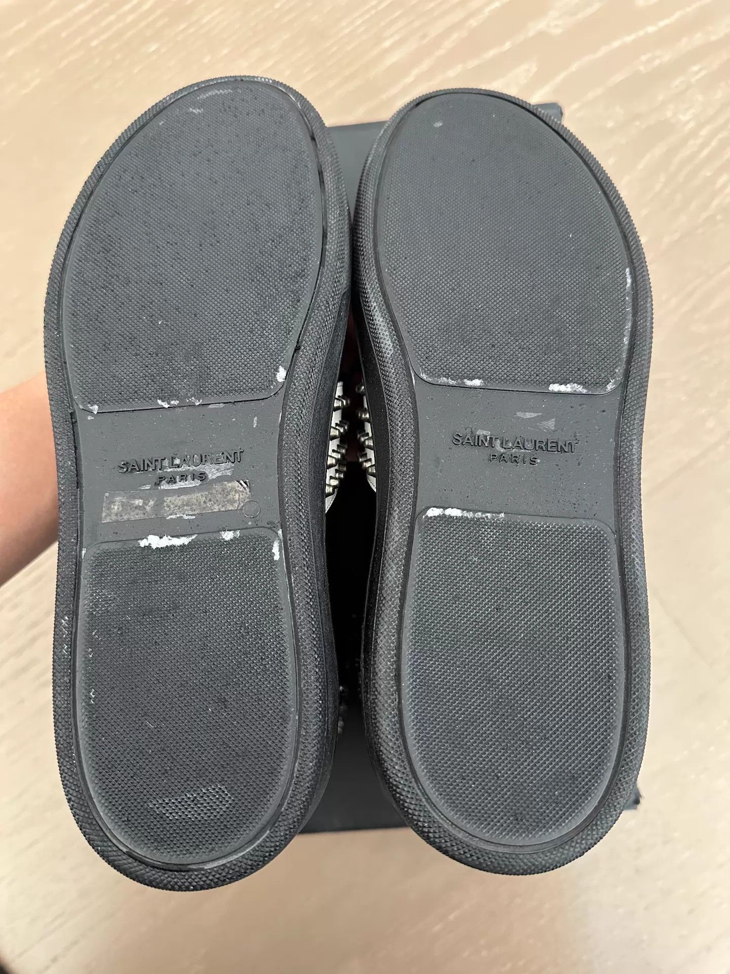 Saint Laurent Paris Black Leather Shoes Size 8 Size US 8 / EU 41 - 2 Thumbnail