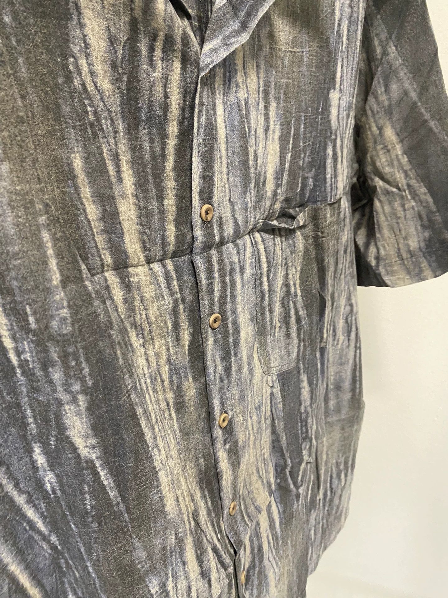 Song For The Mute Brown Short-Sleeve Button-Up Shirt Size US M / EU 48-50 / 2 - 2 Thumbnail