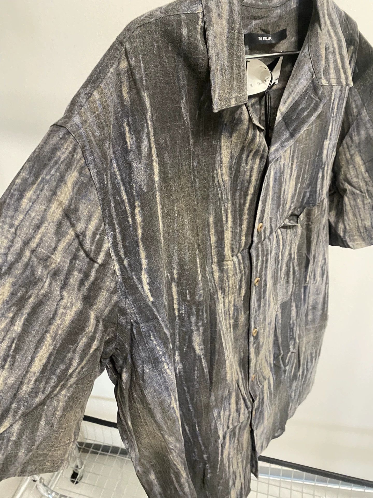 Song For The Mute Brown Short-Sleeve Button-Up Shirt Size US M / EU 48-50 / 2 - 3 Thumbnail