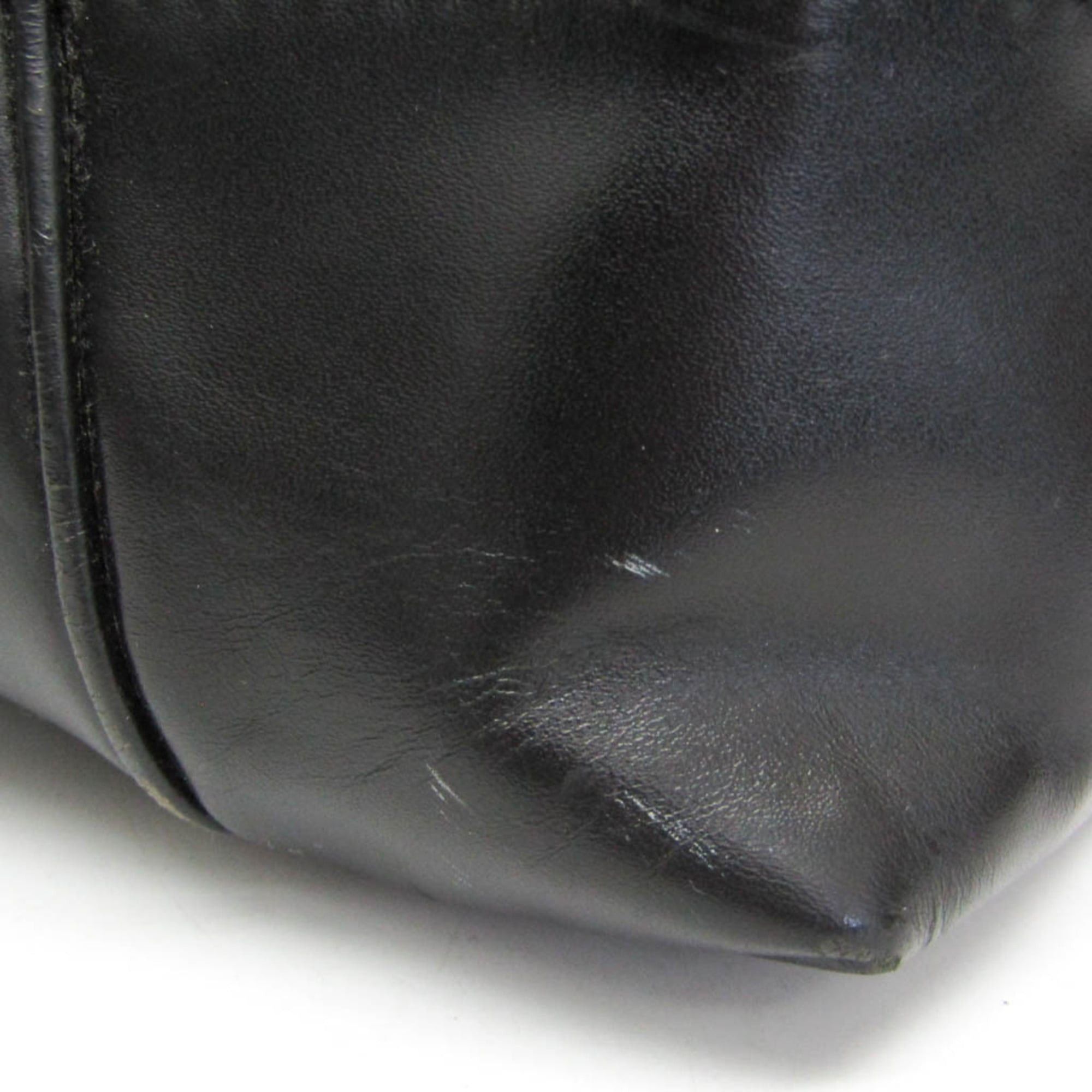 Gucci Gucci 257290 Women's Nylon,Leather Tote Bag Black Size ONE SIZE - 6 Thumbnail