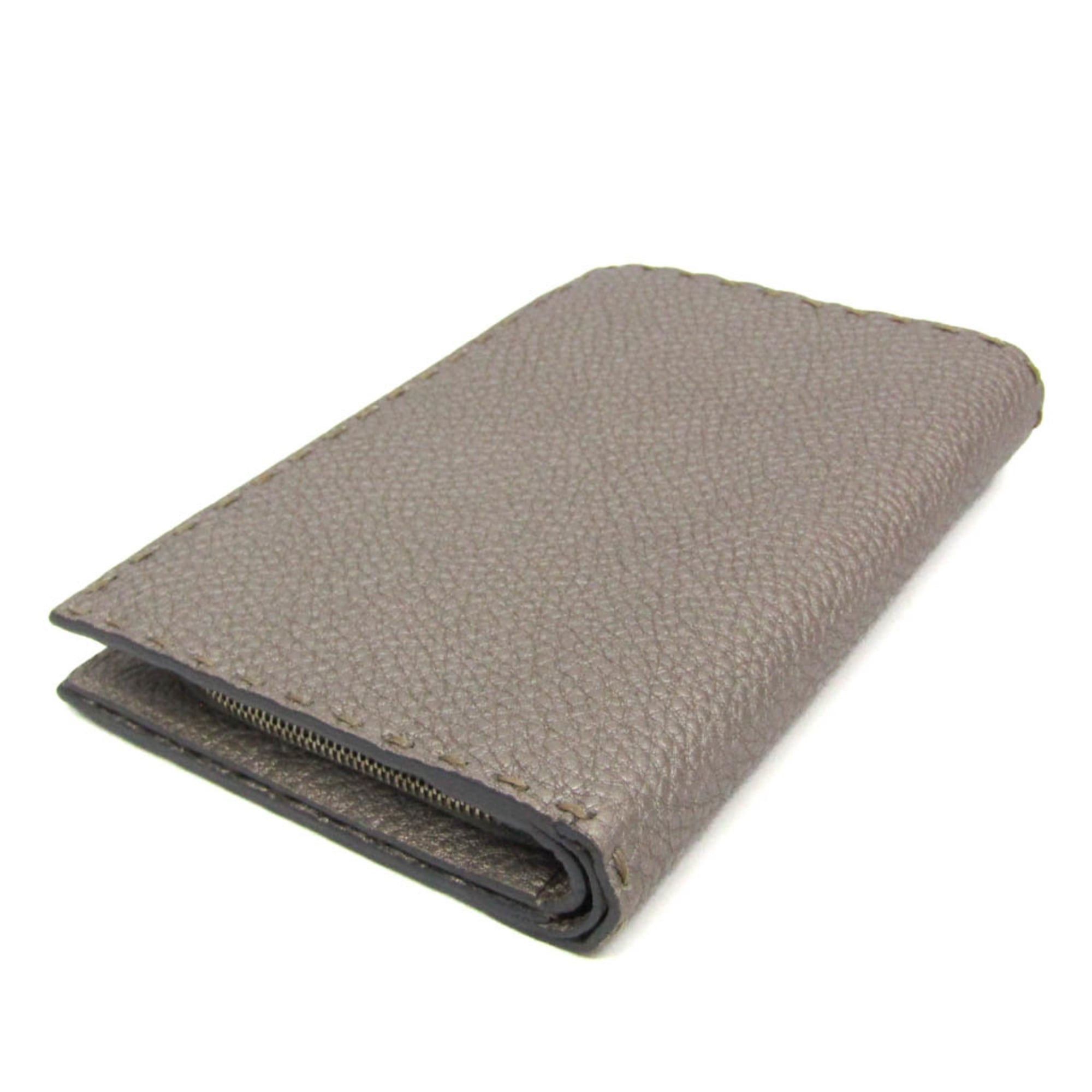 Fendi Fendi Selleria 8M0229 Men,Women Leather Wallet (bi-fold) Silver Size ONE SIZE - 2 Thumbnail