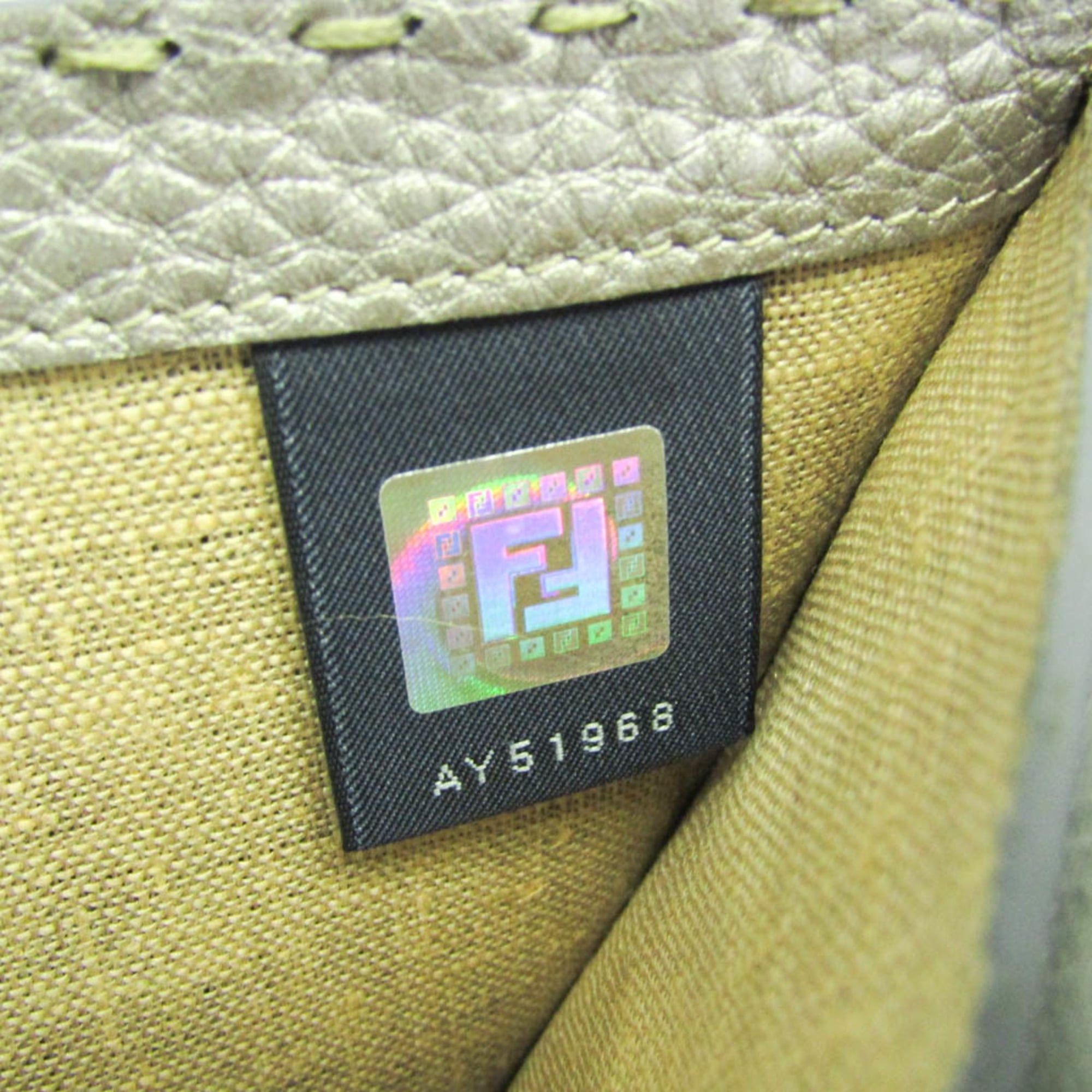 Fendi Fendi Selleria 8M0229 Men,Women Leather Wallet (bi-fold) Silver Size ONE SIZE - 13 Thumbnail