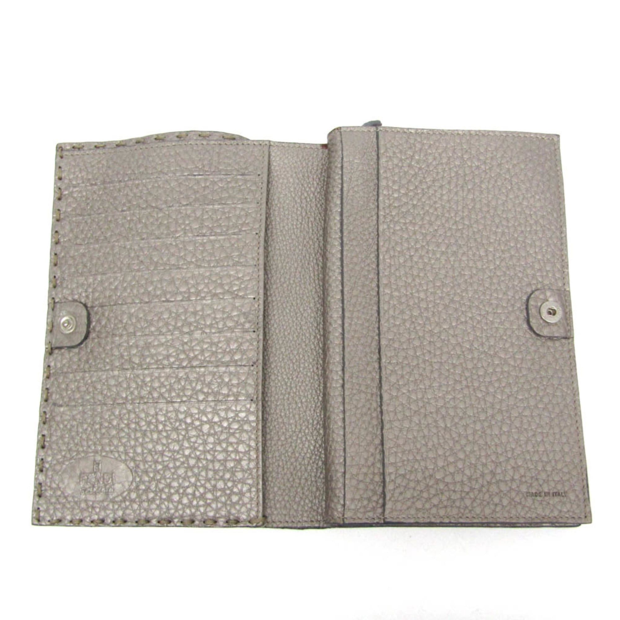 Fendi Fendi Selleria 8M0229 Men,Women Leather Wallet (bi-fold) Silver Size ONE SIZE - 3 Thumbnail