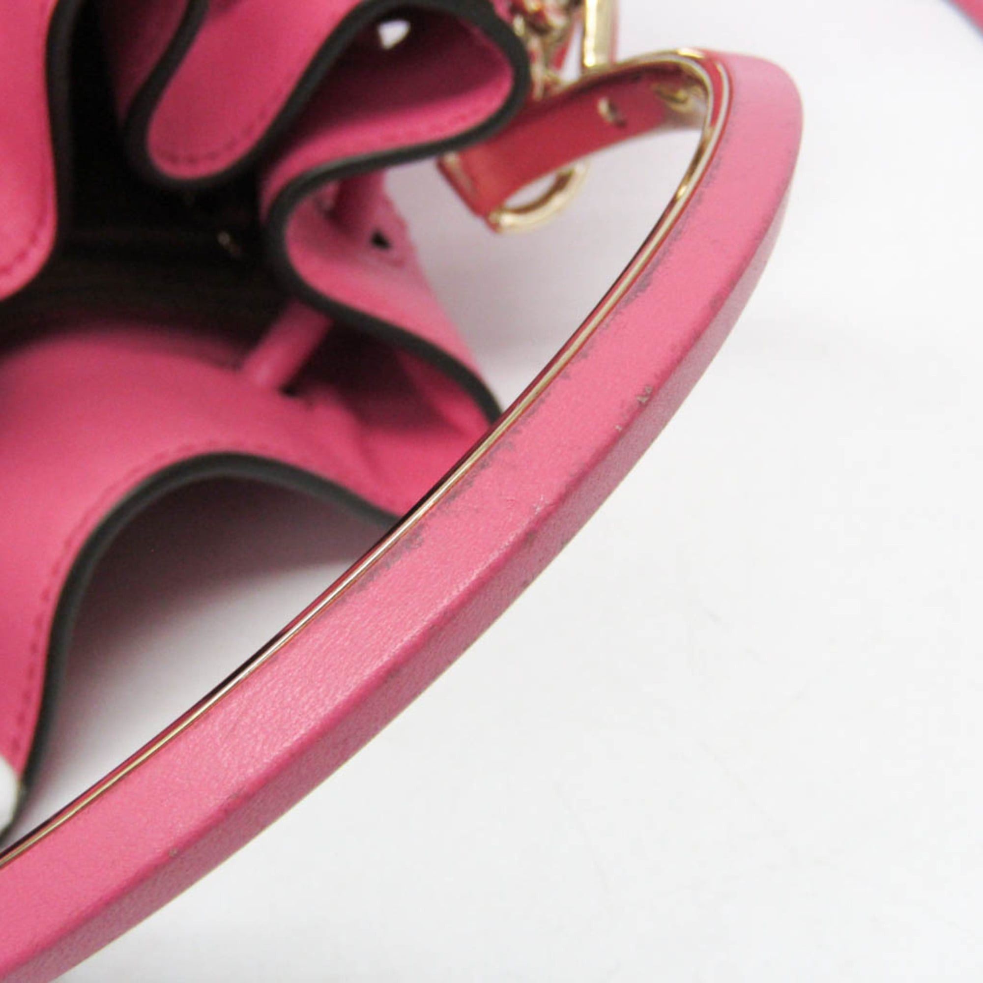 Jimmy Choo Jimmy Choo Bonbon Bucket Bag Women's Leather Studded Handbag,Shoulder Bag Pink Size ONE SIZE - 8 Thumbnail