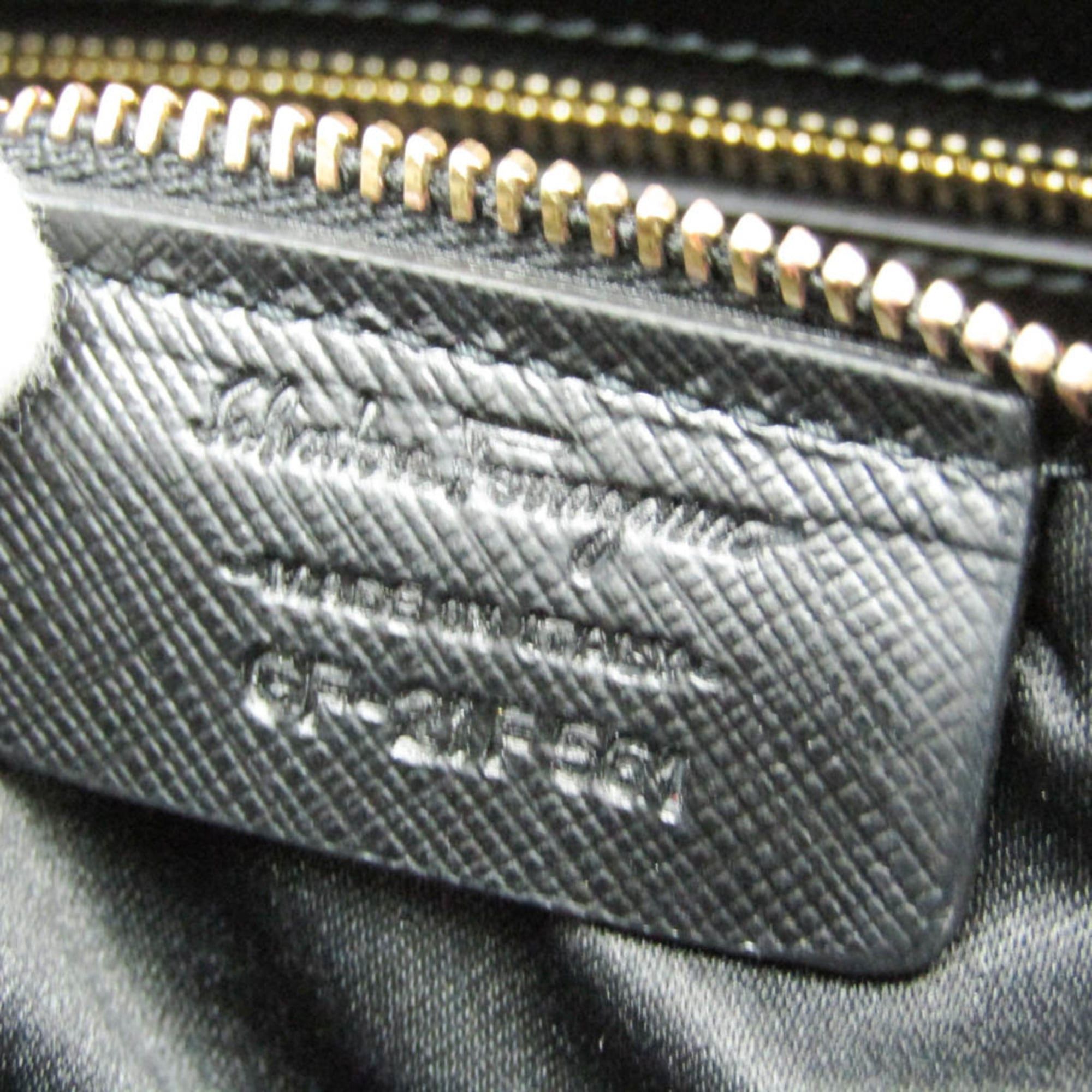 Salvatore Ferragamo Salvatore Ferragamo Vara Chain Shoulder Tote GF-21 F561 Women's Leather Tote Bag Black Size ONE SIZE - 11 Thumbnail