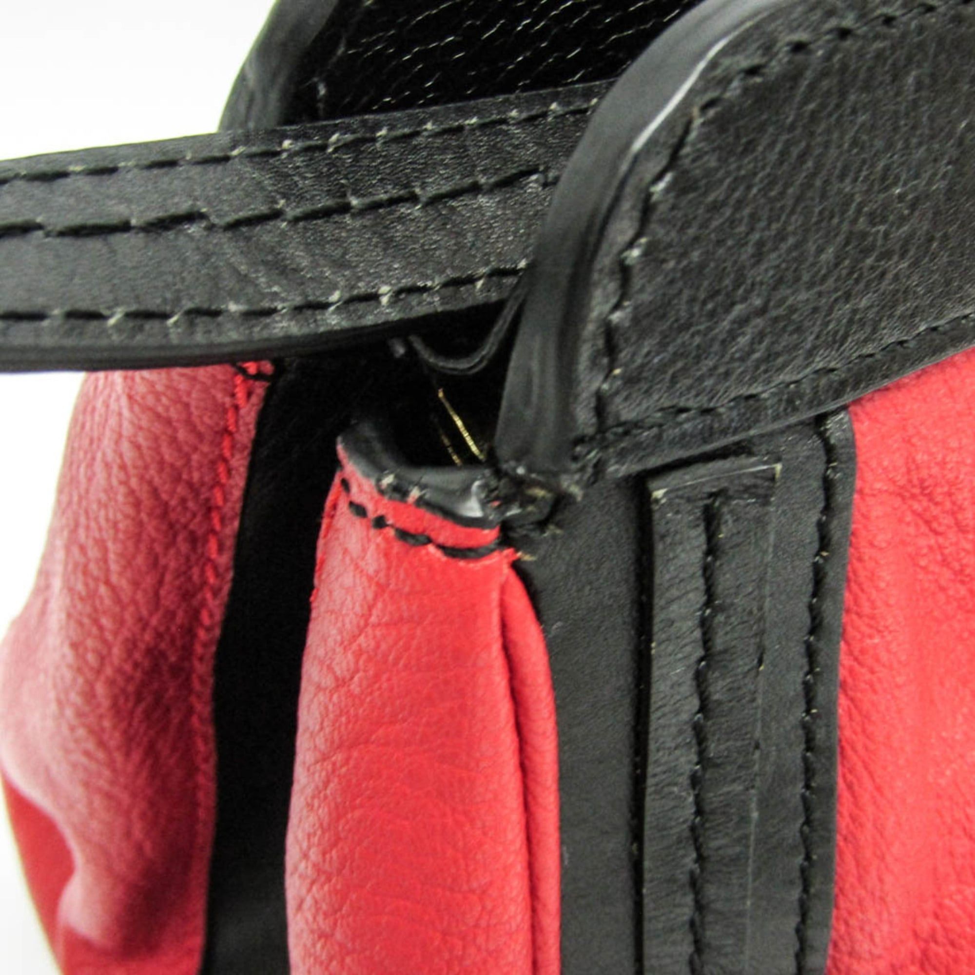 Chloe Chloé Alice Women's Leather Handbag,Shoulder Bag Black,Red Color Size ONE SIZE - 10 Thumbnail