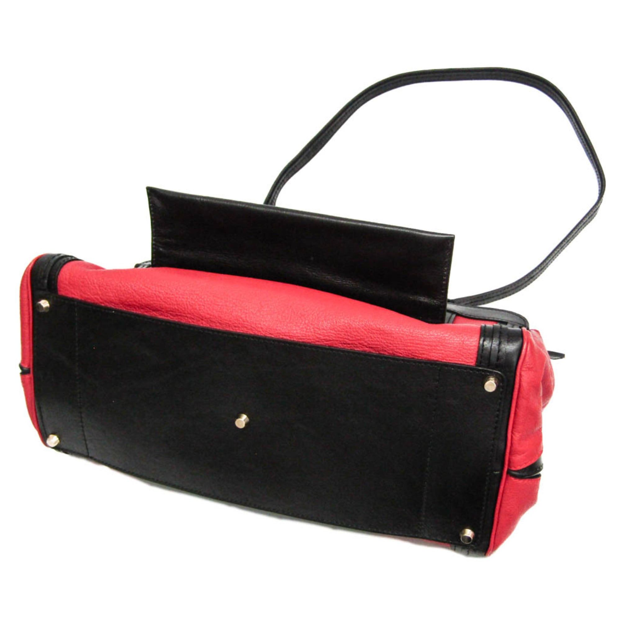 Chloe Chloé Alice Women's Leather Handbag,Shoulder Bag Black,Red Color Size ONE SIZE - 2 Thumbnail