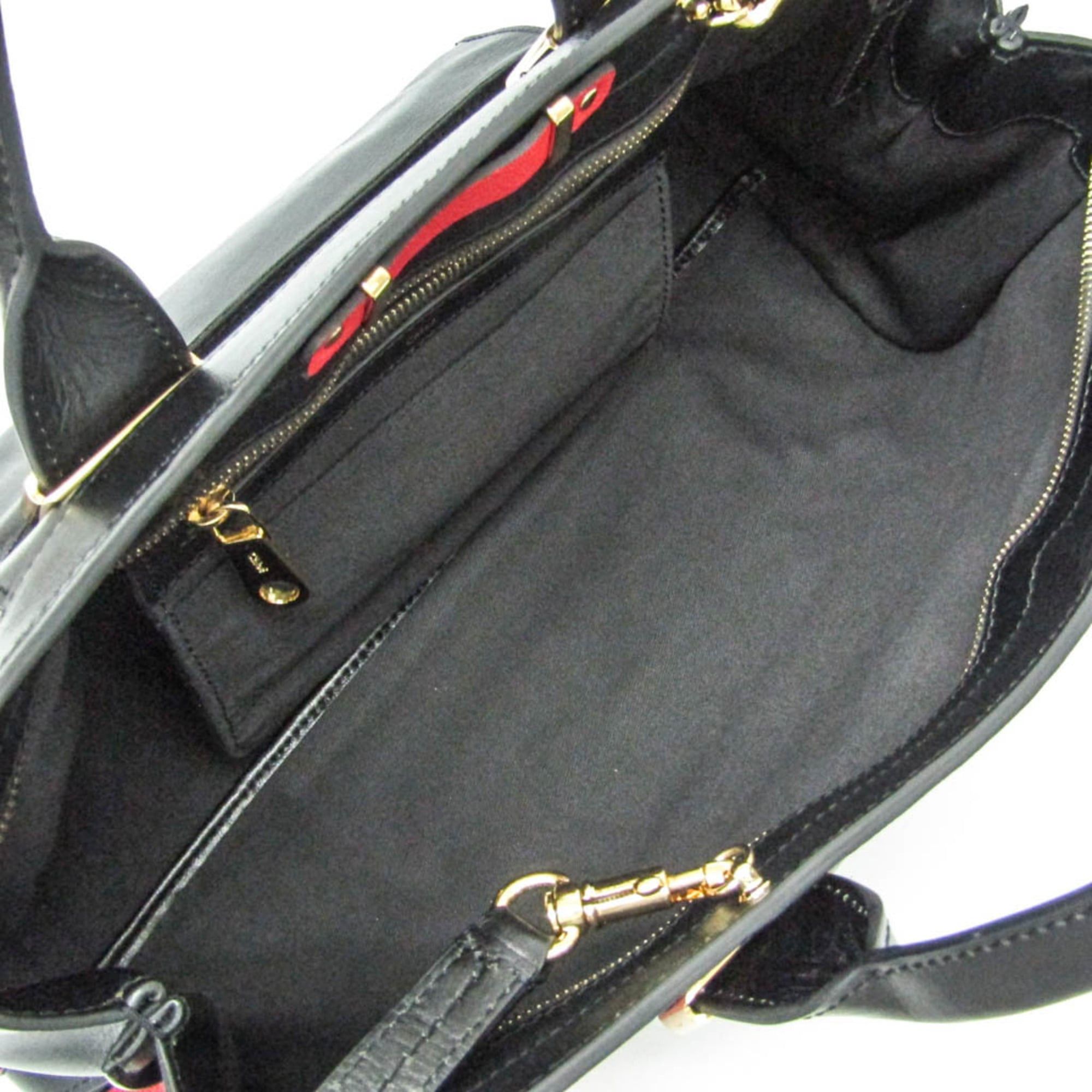 Chloe Chloé Alice Women's Leather Handbag,Shoulder Bag Black,Red Color Size ONE SIZE - 3 Thumbnail