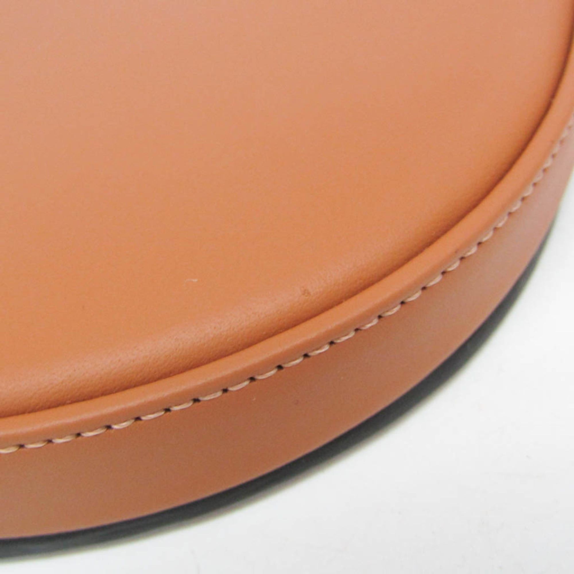 Loewe Loewe HEEL POUCH SMALL Women's Leather Shoulder Bag Brown Size ONE SIZE - 6 Thumbnail