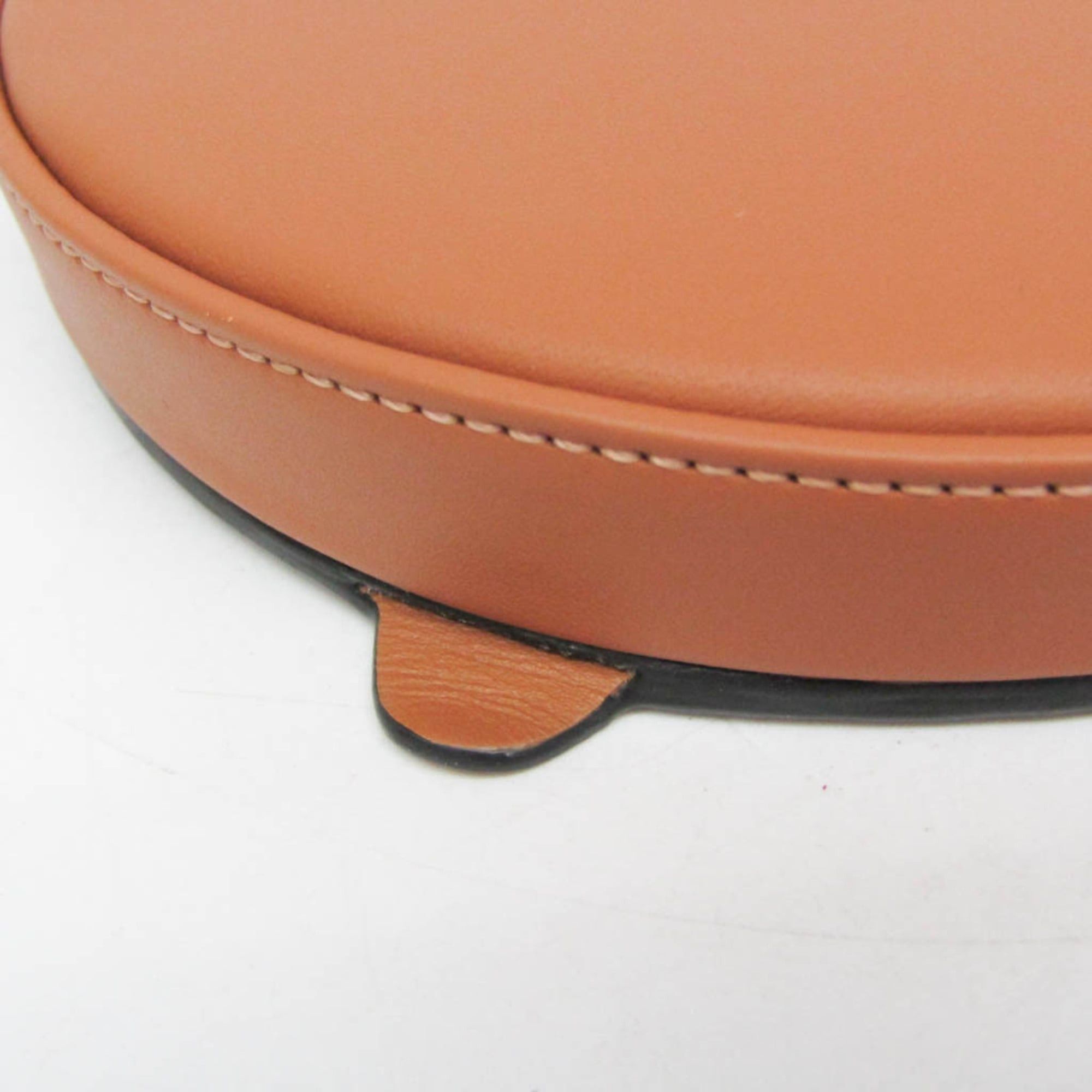 Loewe Loewe HEEL POUCH SMALL Women's Leather Shoulder Bag Brown Size ONE SIZE - 7 Thumbnail