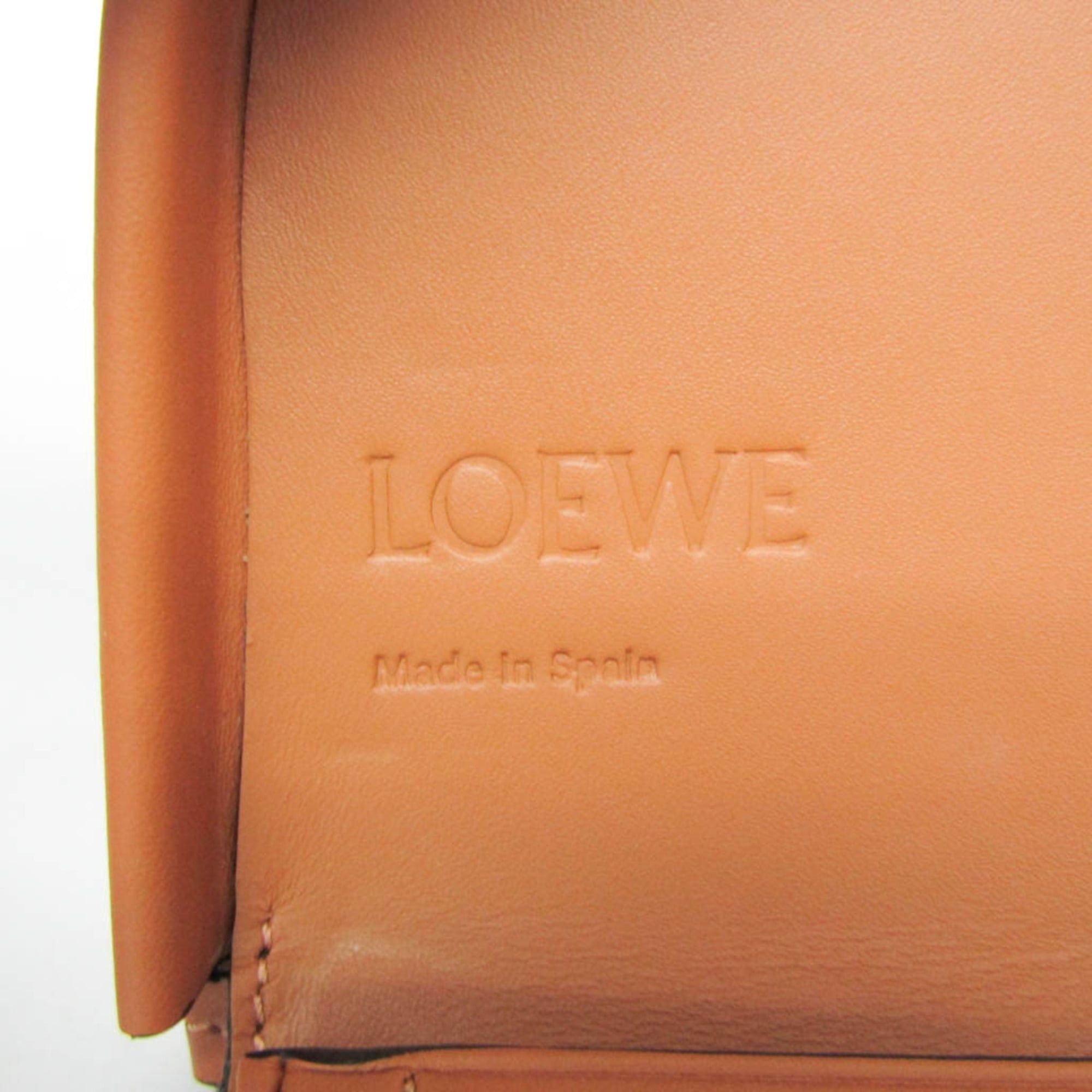 Loewe Loewe HEEL POUCH SMALL Women's Leather Shoulder Bag Brown Size ONE SIZE - 13 Thumbnail