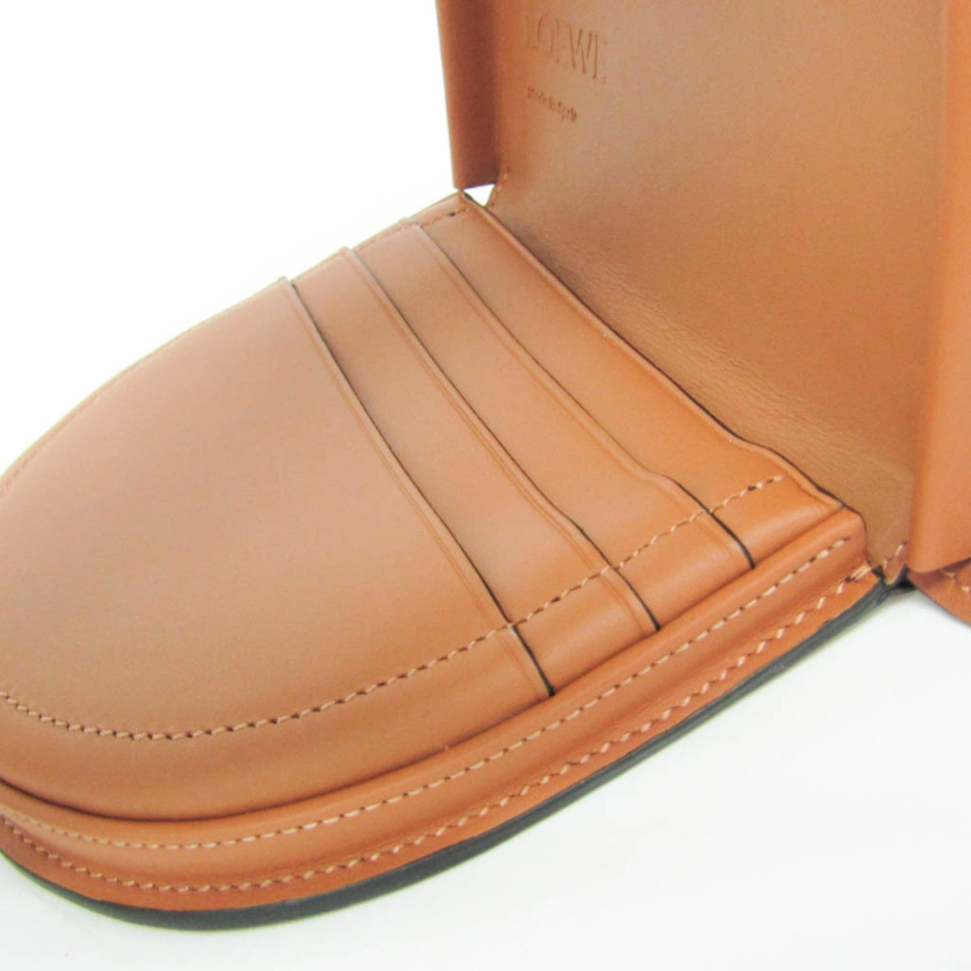 Loewe Loewe HEEL POUCH SMALL Women's Leather Shoulder Bag Brown Size ONE SIZE - 12 Thumbnail