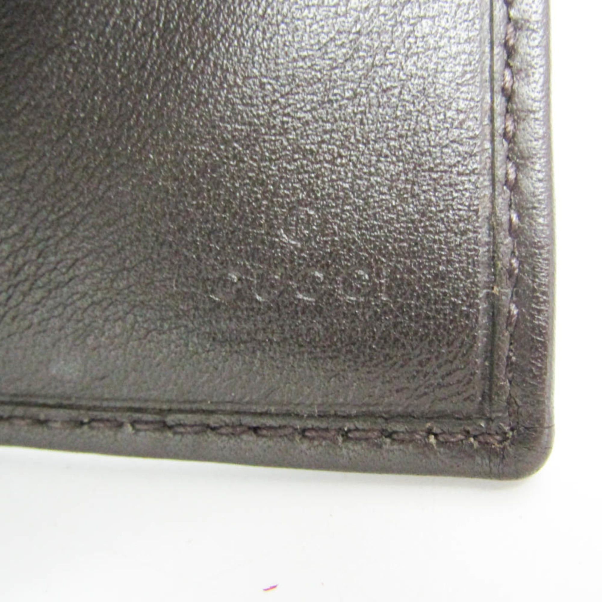Gucci Gucci 261502 Women's GG Canvas,Leather Wallet (tri-fold) Beige,Brown Size ONE SIZE - 14 Thumbnail