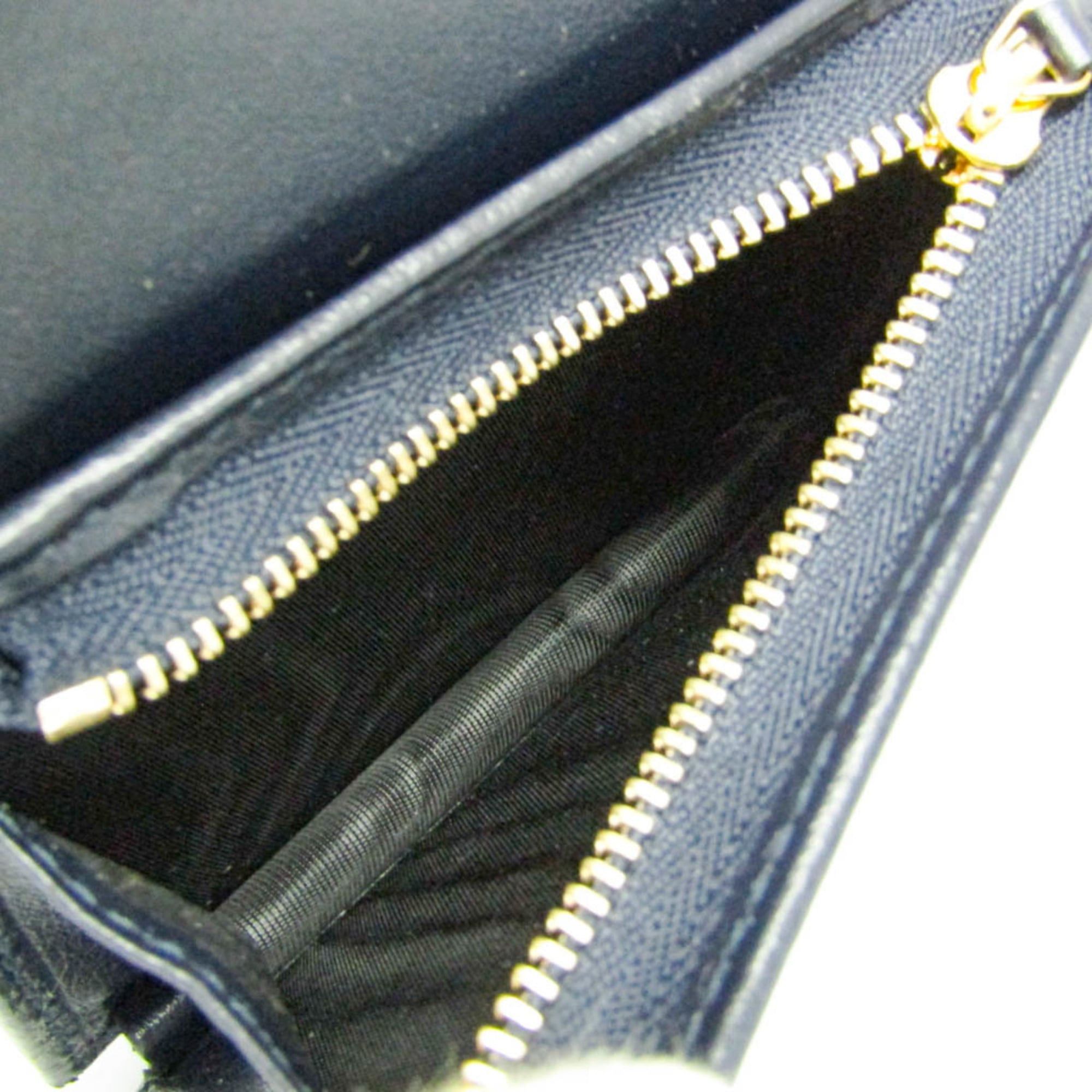 Gucci Gucci Horsebit 1955 Mini Wallet 621887 Women's Canvas,Leather Wallet (bi-fold) Beige,Black Size ONE SIZE - 5 Thumbnail