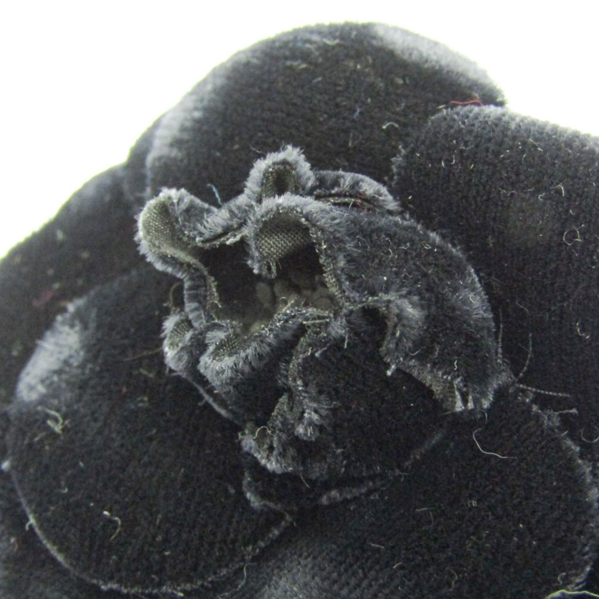 Chanel Chanel Camellia A30142X03493 Velvet Brooch Black Size ONE SIZE - 8 Thumbnail