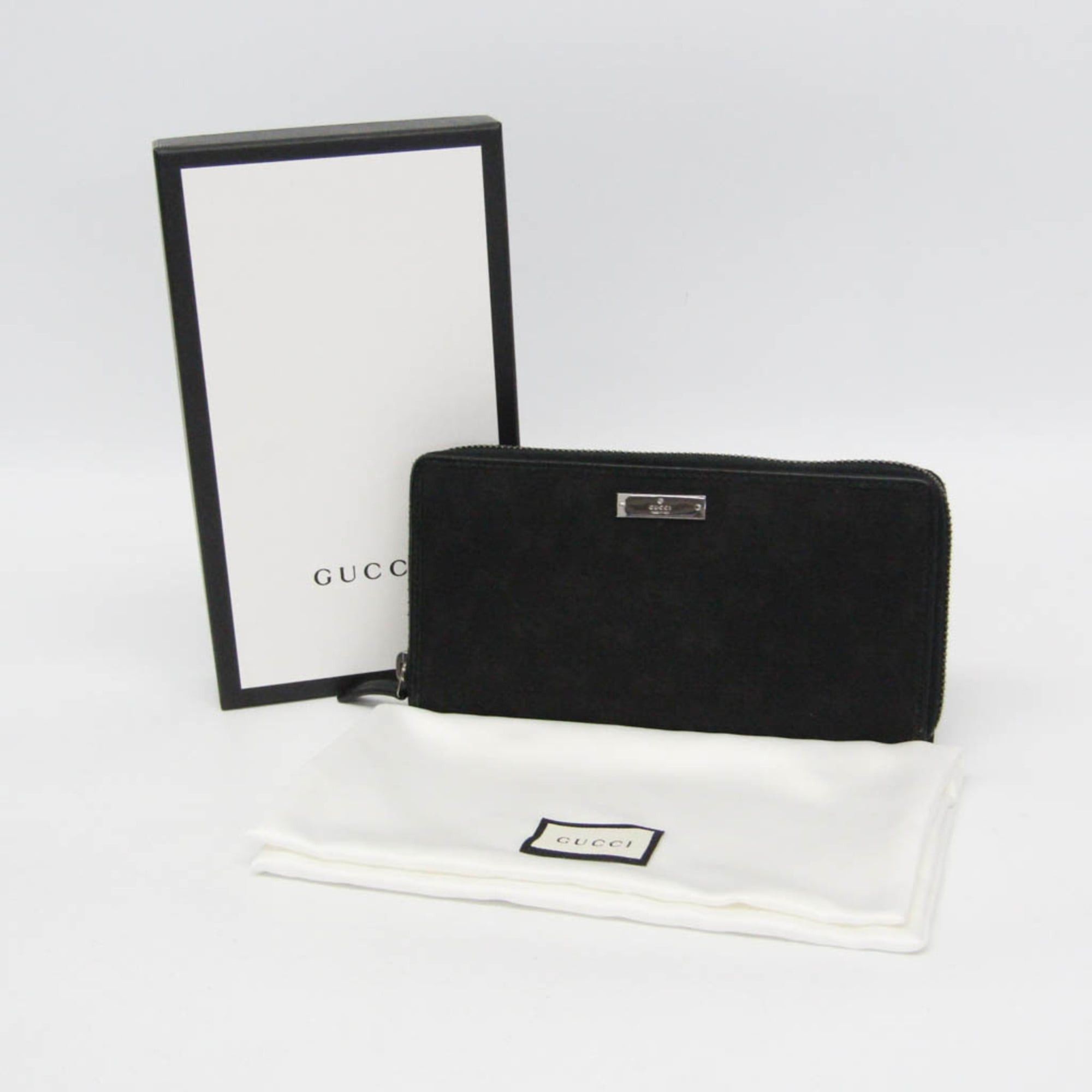 Gucci Gucci 307980 Women,Men GG Canvas,Leather Long Wallet (bi-fold) Black Size ONE SIZE - 2 Thumbnail