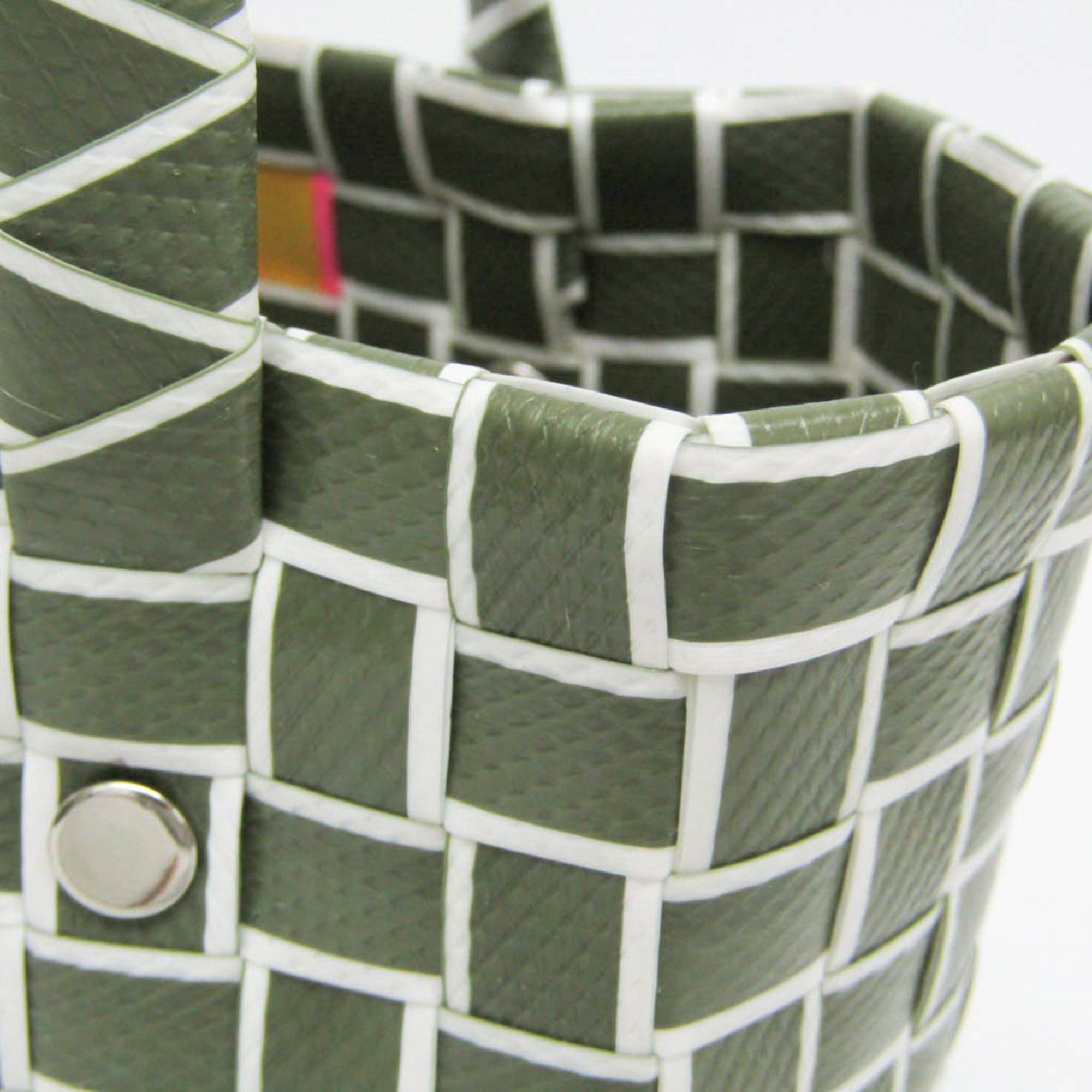 Marni Marni Micro Basket Bag MW55F Women's Polypropylene,Leather Handbag Khaki,Yellow Size ONE SIZE - 8 Thumbnail